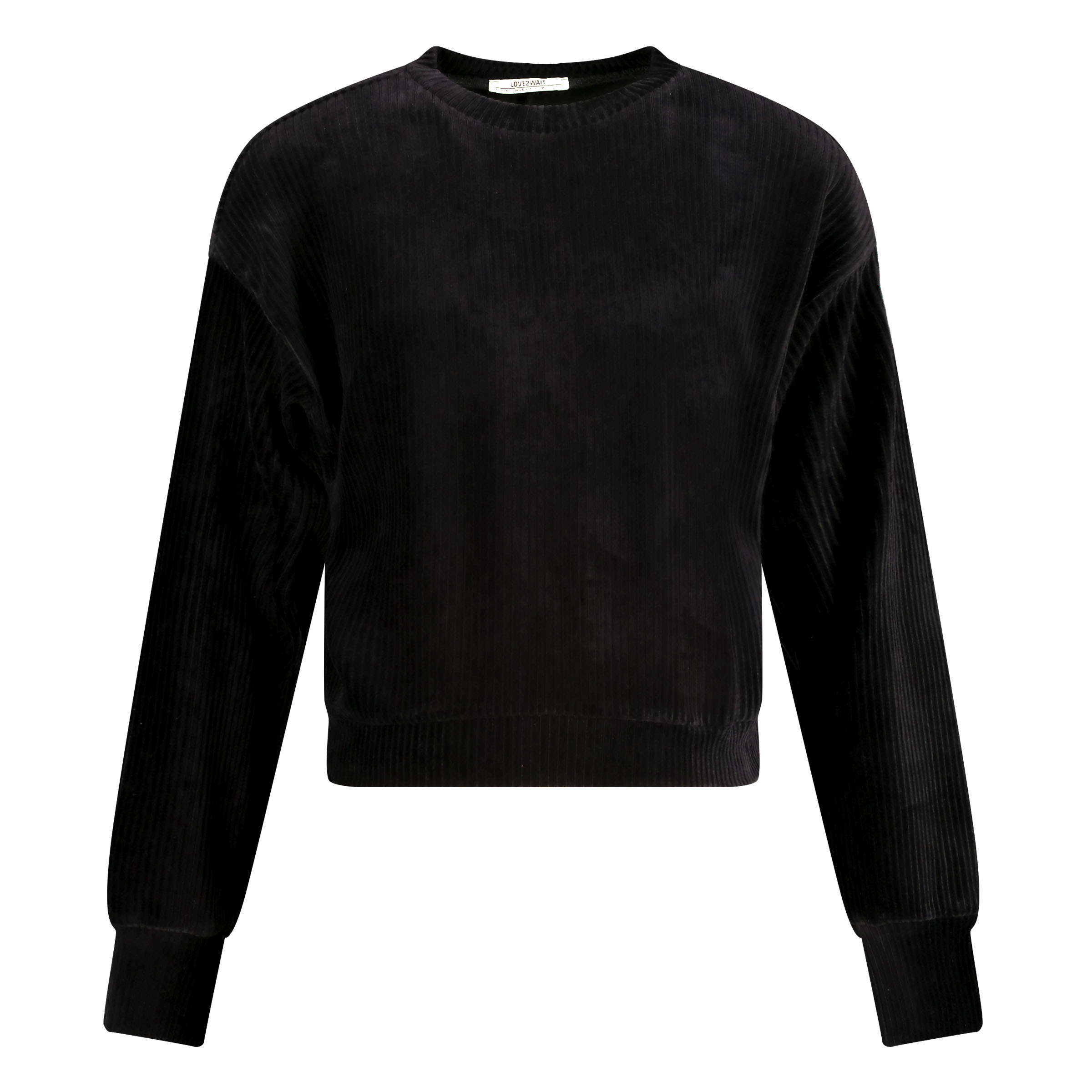 Pullover LOVE2WAIT Rib Sweater M 38/40 schwarz