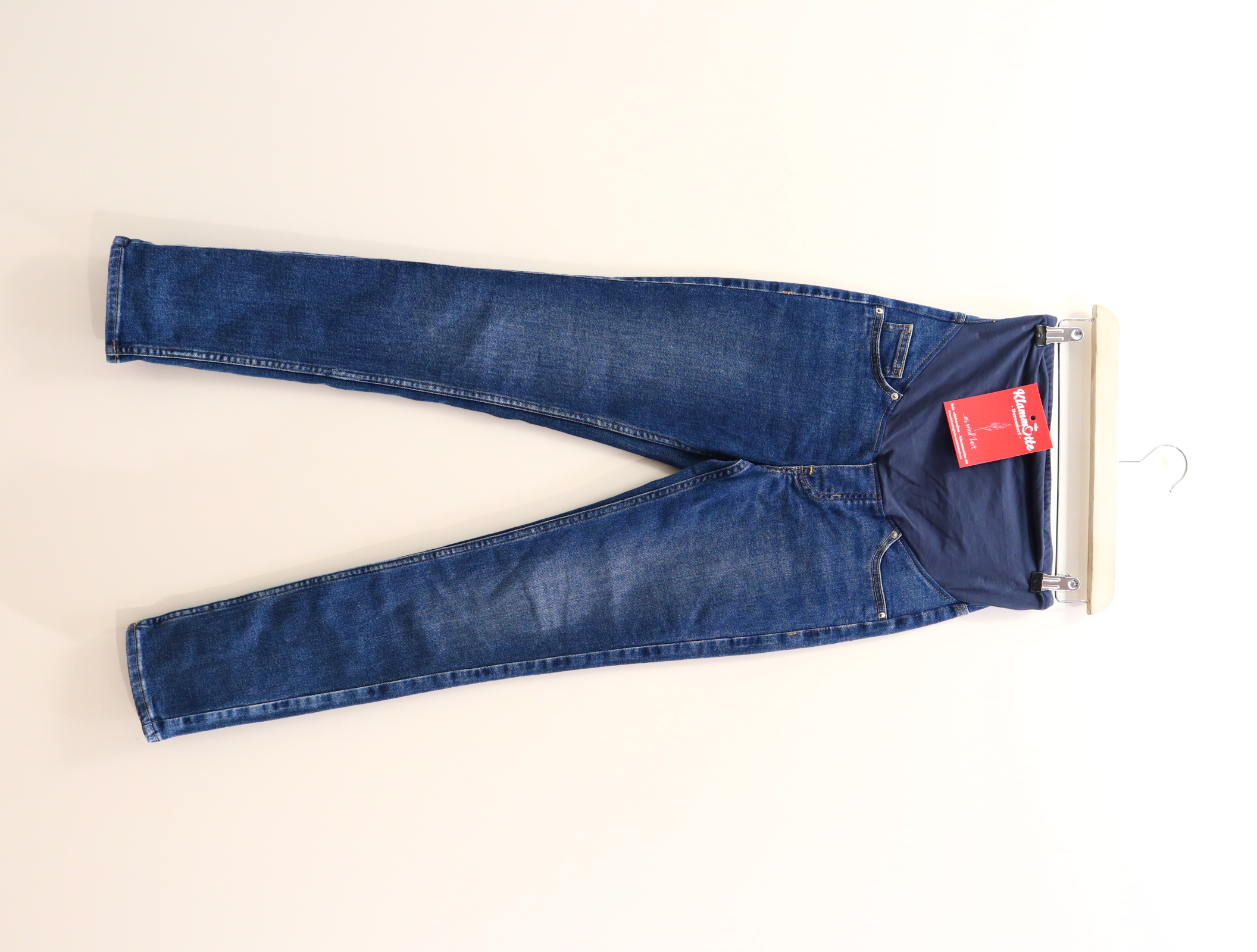 Hose H&M XS/34 Jeans blau denim High rib