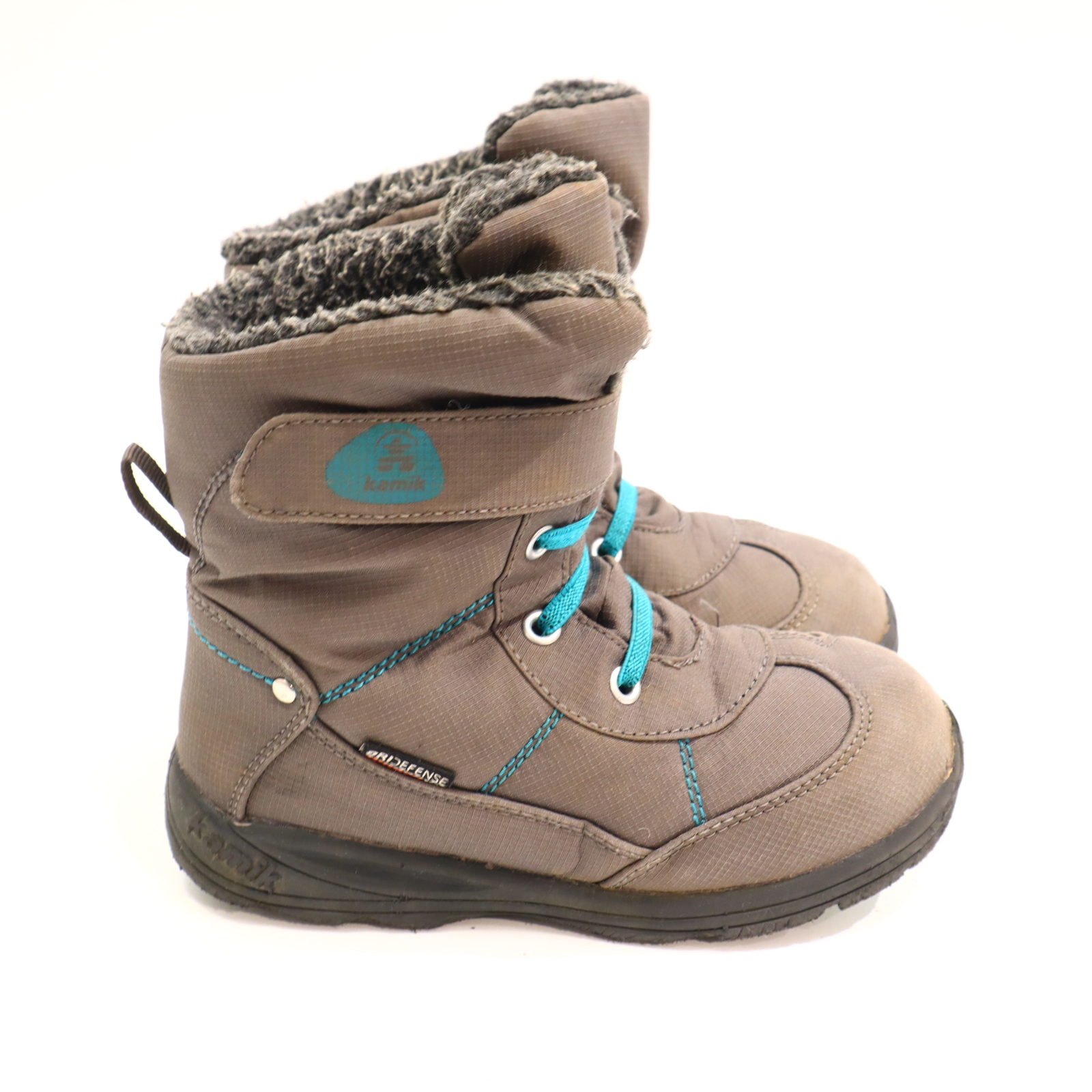 Stiefel kamik 32 grau WATERPROOF Snowboot leichter gleichmäßiger Sohlenabrieb