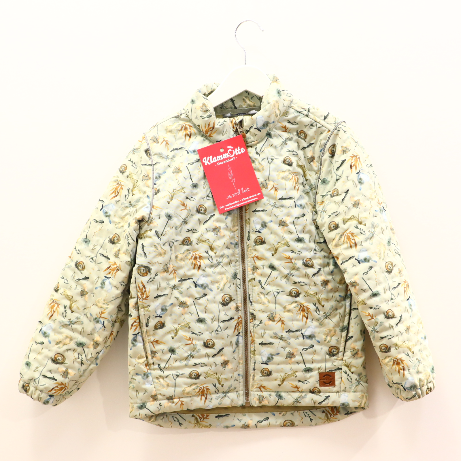 Jacke mikk-line Thermojacke 116 bunt/salbei Herbst/Winter Alloverprint