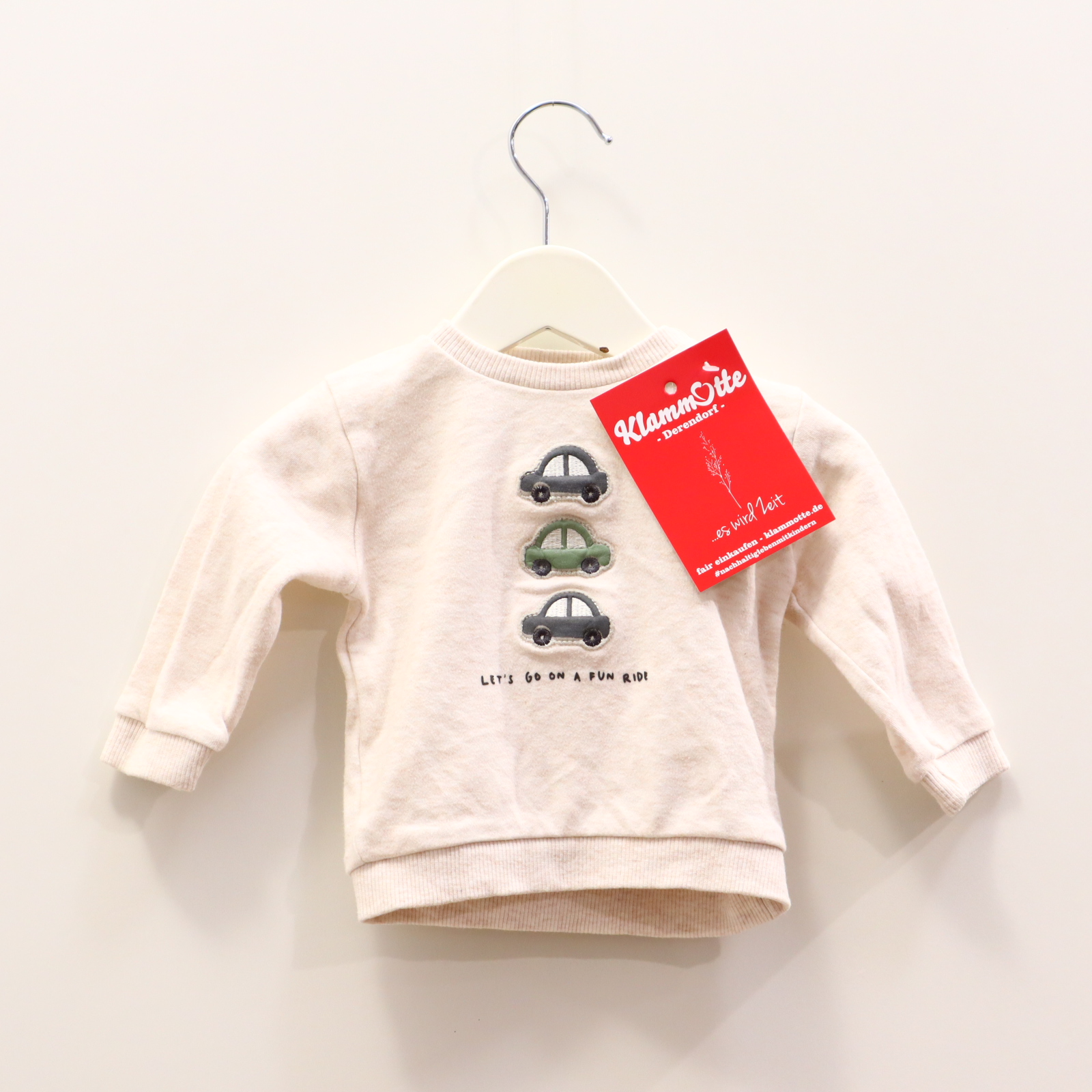 Oberteil STACCATO 62 creme Applikation/melange/Print Sweatshirt