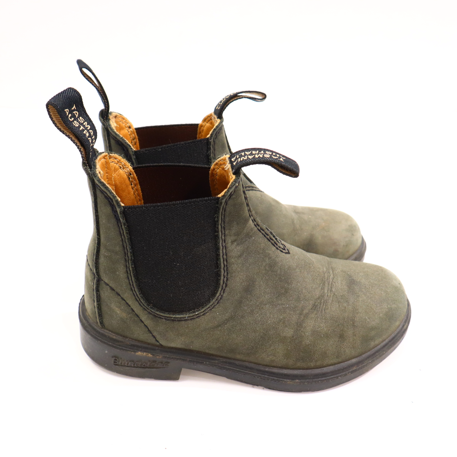 Halbschuhe Blundstone Chelseaboots 28 grau Leder leichte gleichmäßige Ablaufspuren