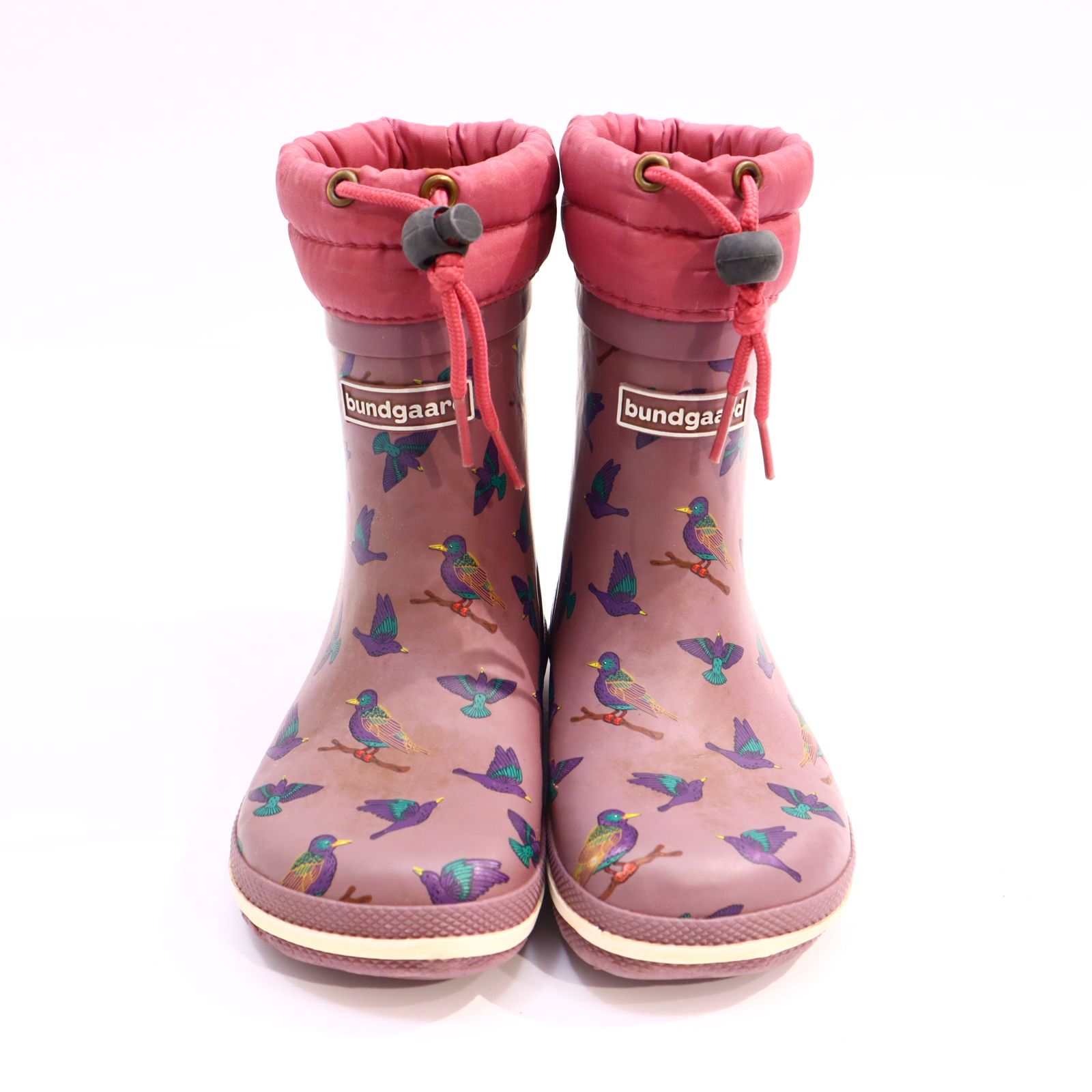 Gummistiefel Bundgaard 31 bunt/lila Naturkautschuk/Schurwolle gefüttert