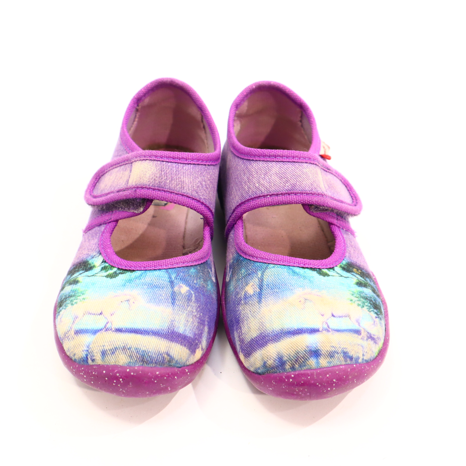 Hausschuhe/Wasserschuhe SuperFit 29 lila/mint Ballerina/Pantoffel