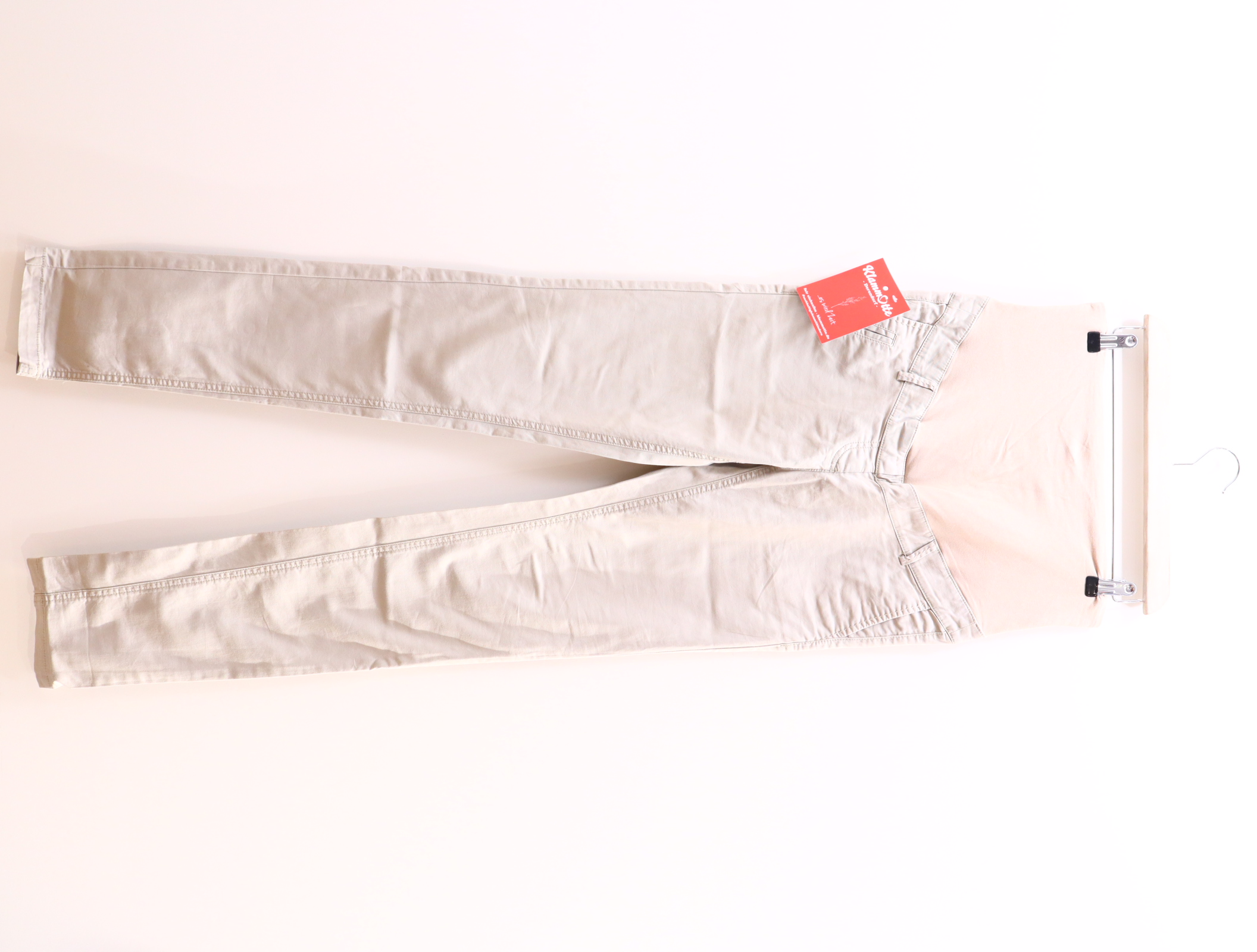 Hose H&M 34 Chino sand Baumwolle/Elastan High rib