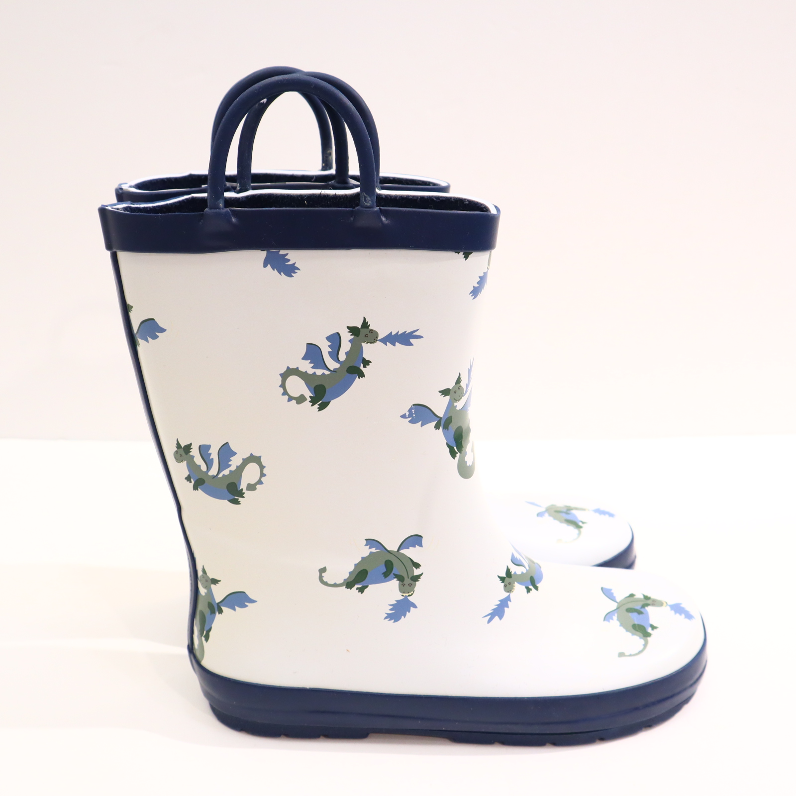 Gummistiefel TCM 32/33 blau/creme Muster neuwertig!