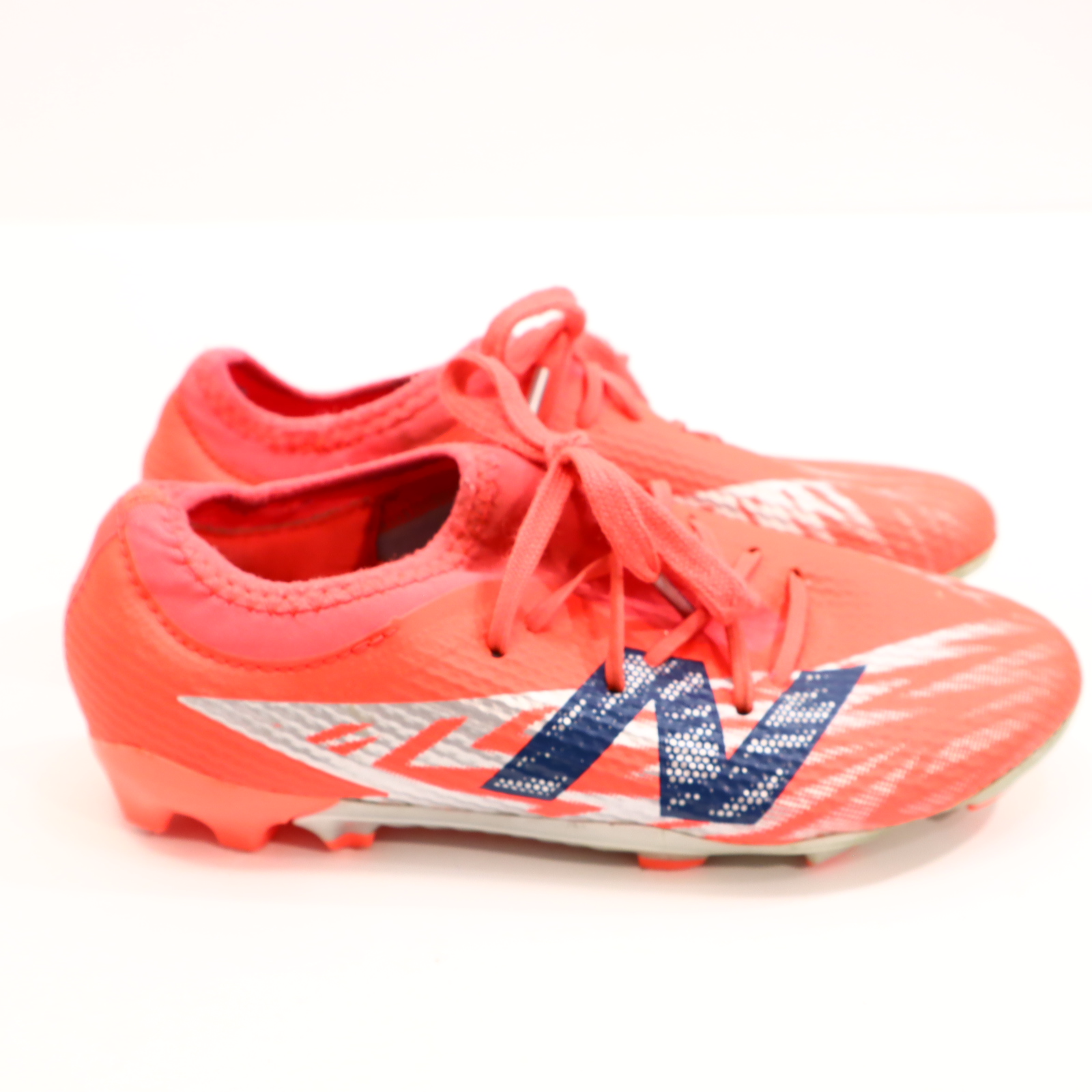 Sportschuh new balance 34.5 Fußball/Rasenschuh orange Schnürrschuh