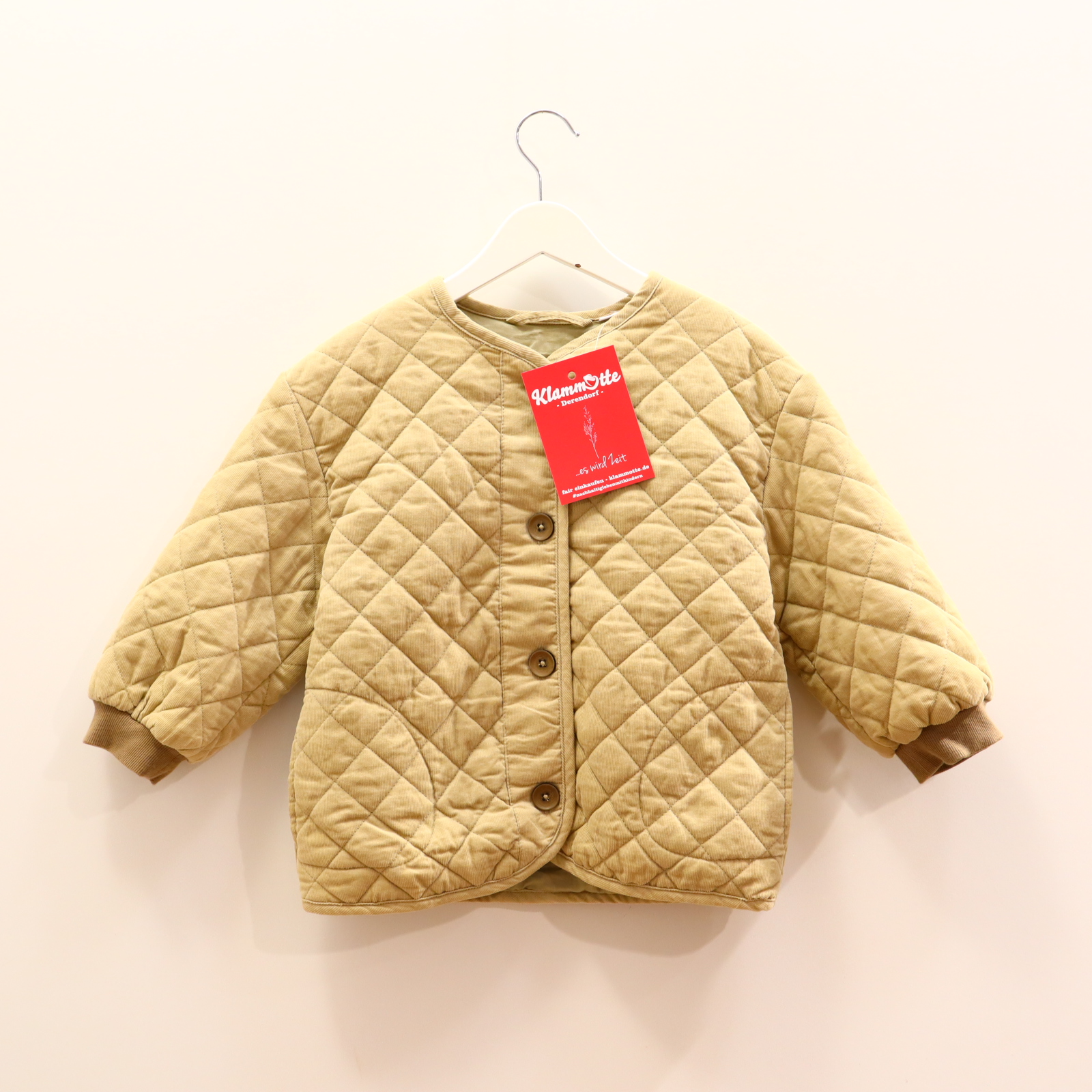 Jacke ZARA 110 pistazie Steppjacke Baumwolle/Cord/wattiert Polyester