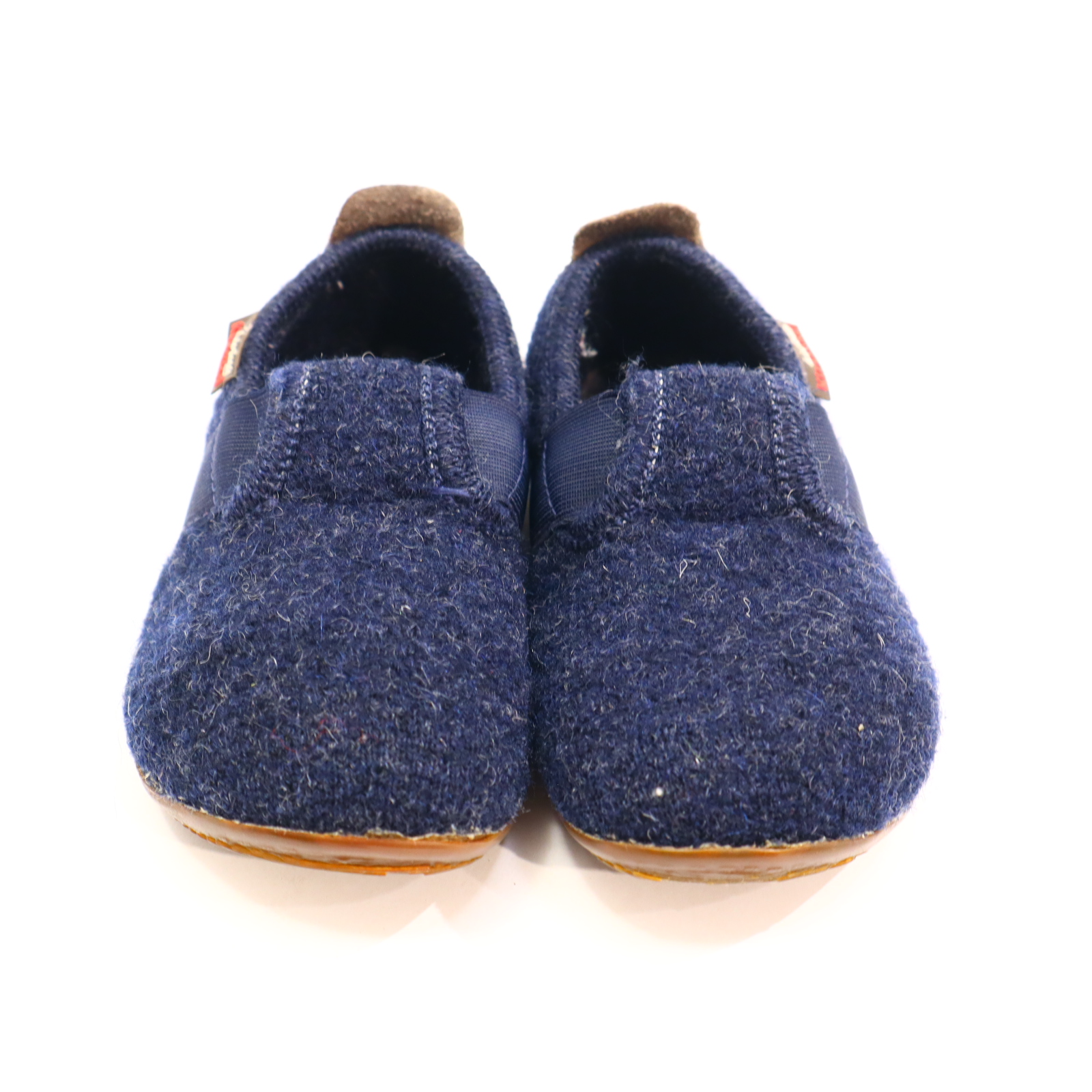 Hausschuhe/Wasserschuhe Living Kitzbühel 26 blau Slipper Filz/Wolle