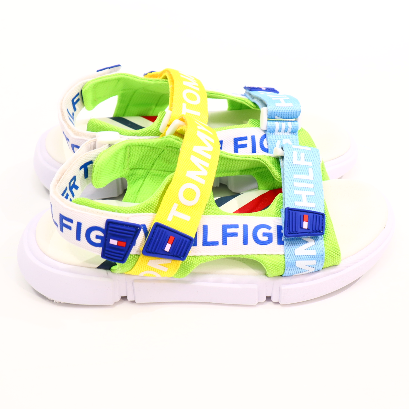 Sandalen TOMMY HILFIGER 39 bunt/weiß sehr gut