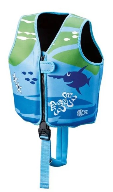 Schwimmhilfe BECO/SEALIFE Schwimmweste 15-18kg blau/grün