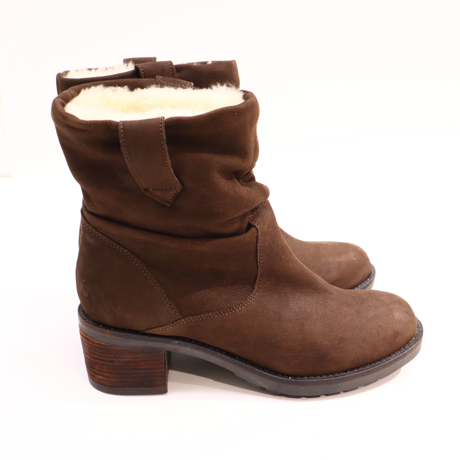 Stiefel Dune 38 braun Lammfell Stieffeletten Herbst/Winter gefüttert sehr gut