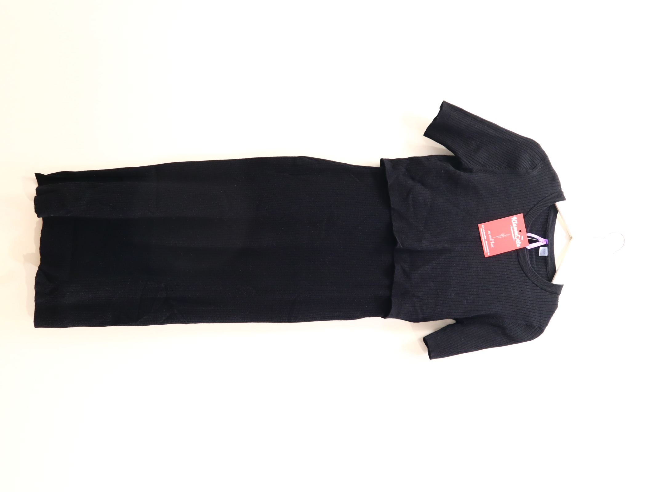 Kleider & Röcke Seraphine Stillkleid/Strickkleid 38 schwarz Rippstrick Elasthan/Viskose Oberteil abnehmbar