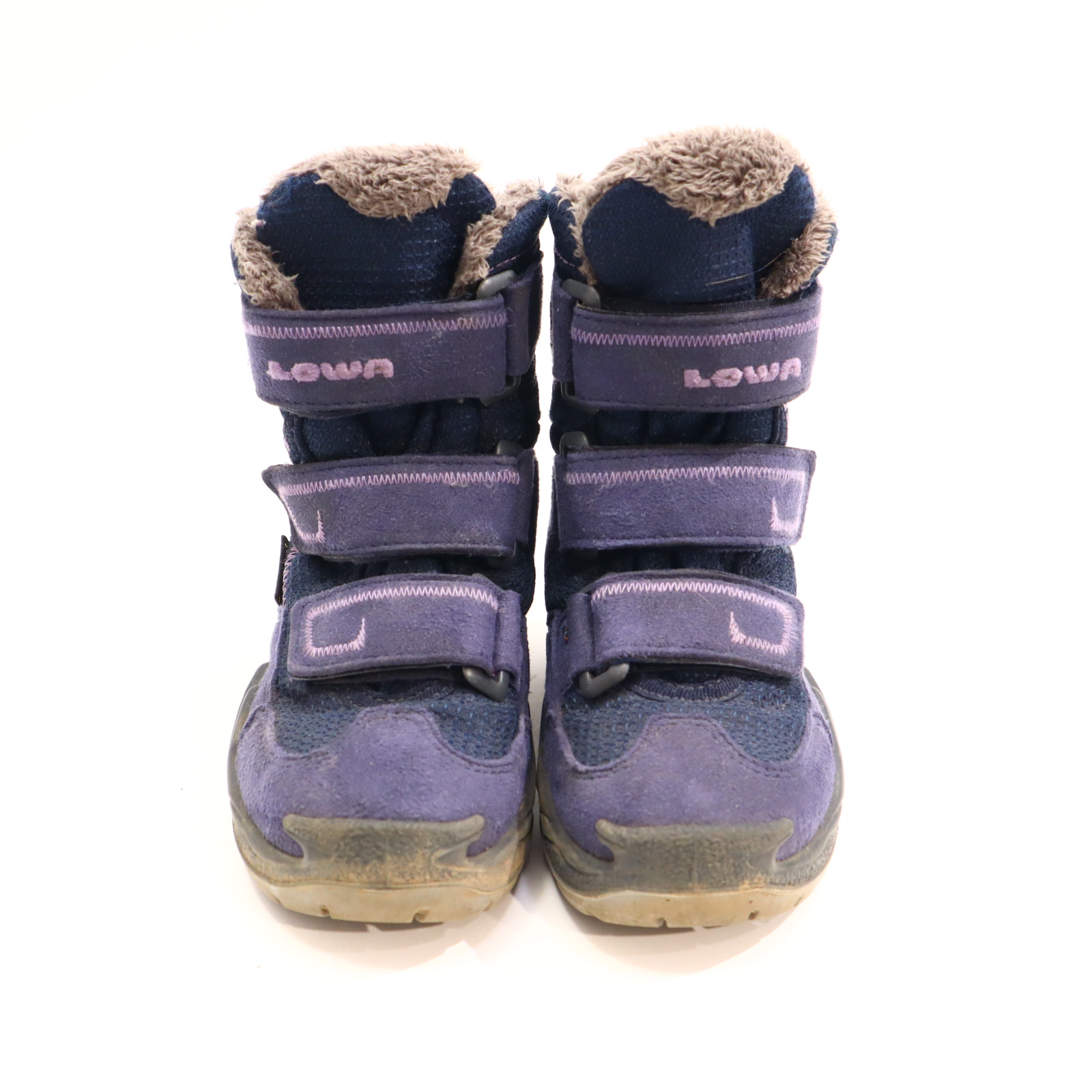 Halbschuhe LOWA Boots/Klett 25 blau/lila GORETEX Herbst/Winter leichte gleichmäßige Ablaufspuren gefüttert