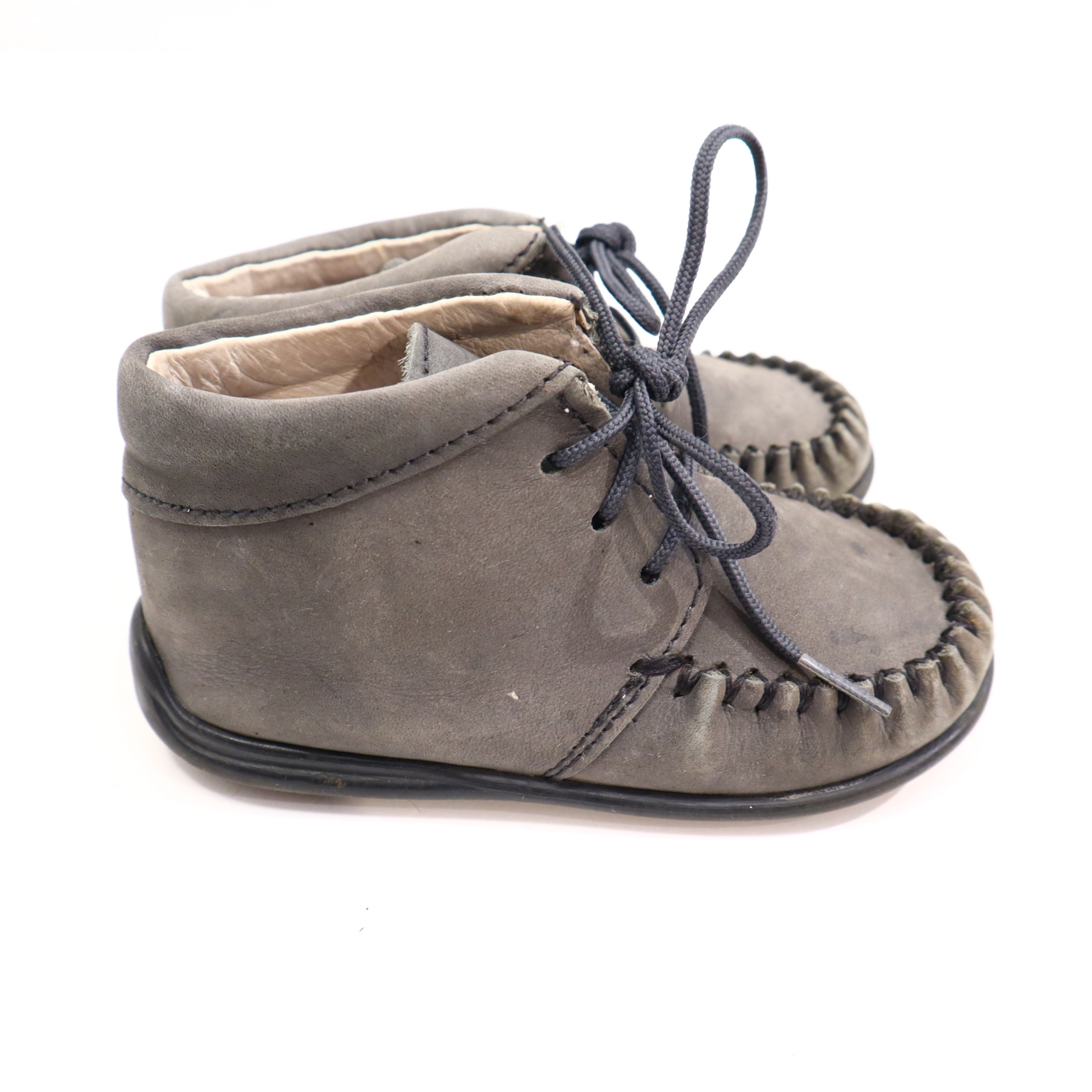 Halbschuhe bardossa Lauflernschuh/Moccassins/Schnürschuh 22 grau Leder