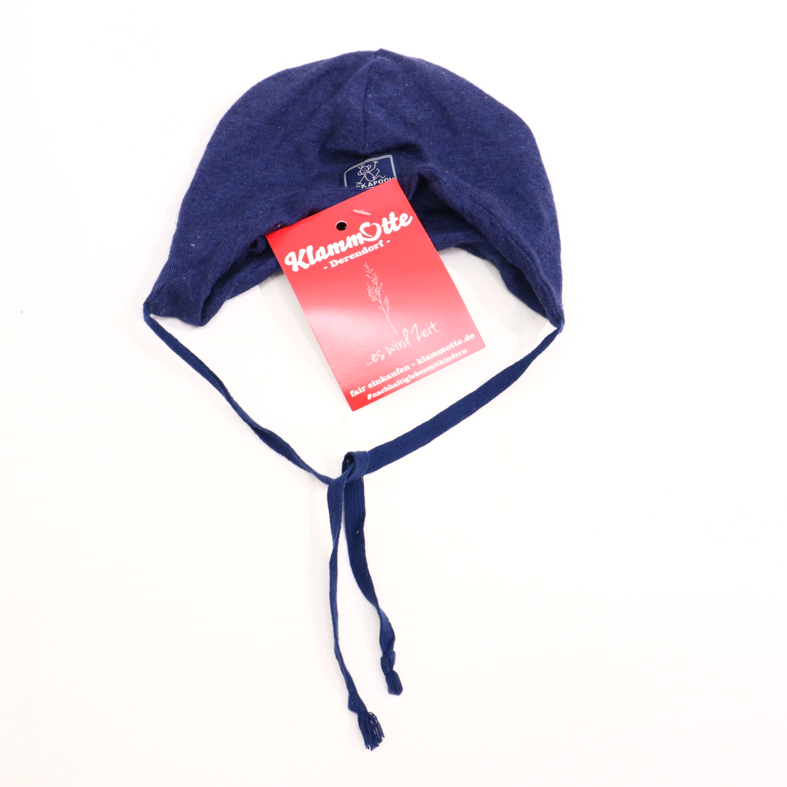 Oberteil PICKAPOOH 48 blau Mütze Schurwolle/Seide