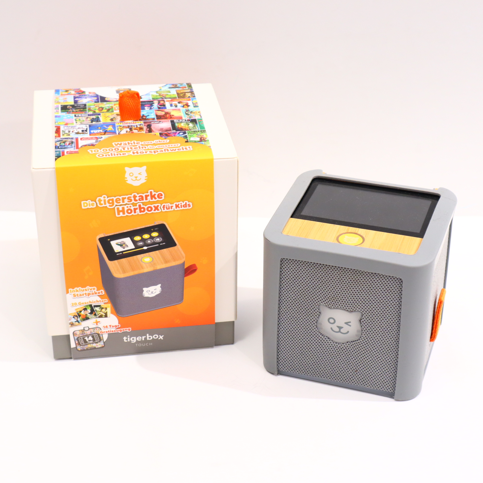 Bücher & Co tigerbox Hörspielbox grau