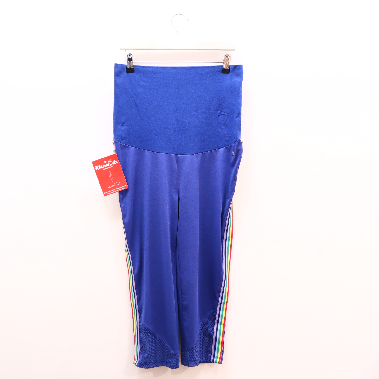 Hose ESPRIT L/M Sporttight/3/4 blau Borde Elastan/Polyester High rib