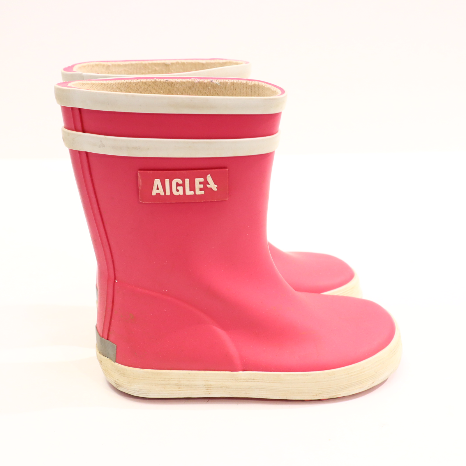 Gummistiefel AIGLE 23 rosa Naturkautschuk