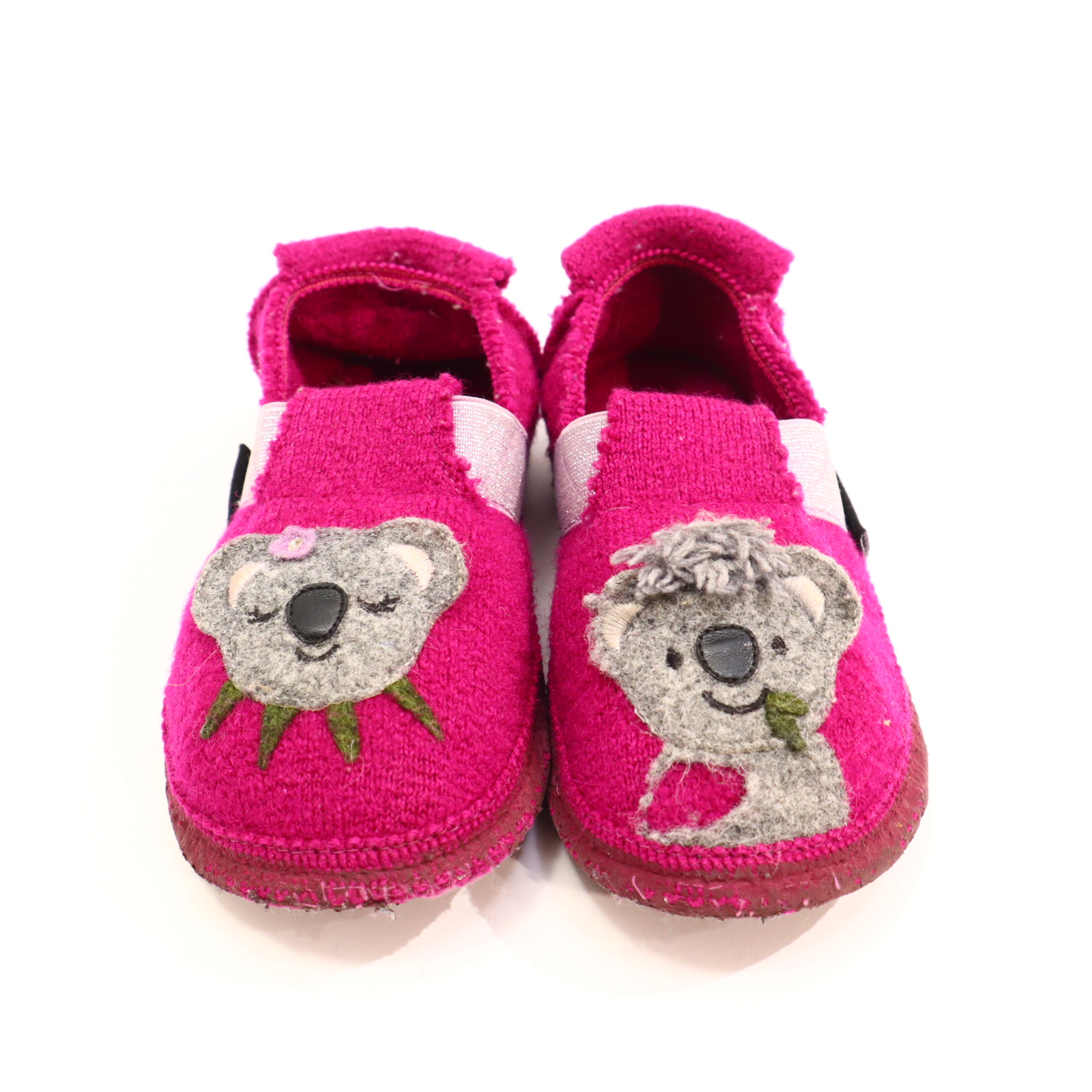 Hausschuhe/Wasserschuhe NANGA 32 beere Slipper Filz/Wolle