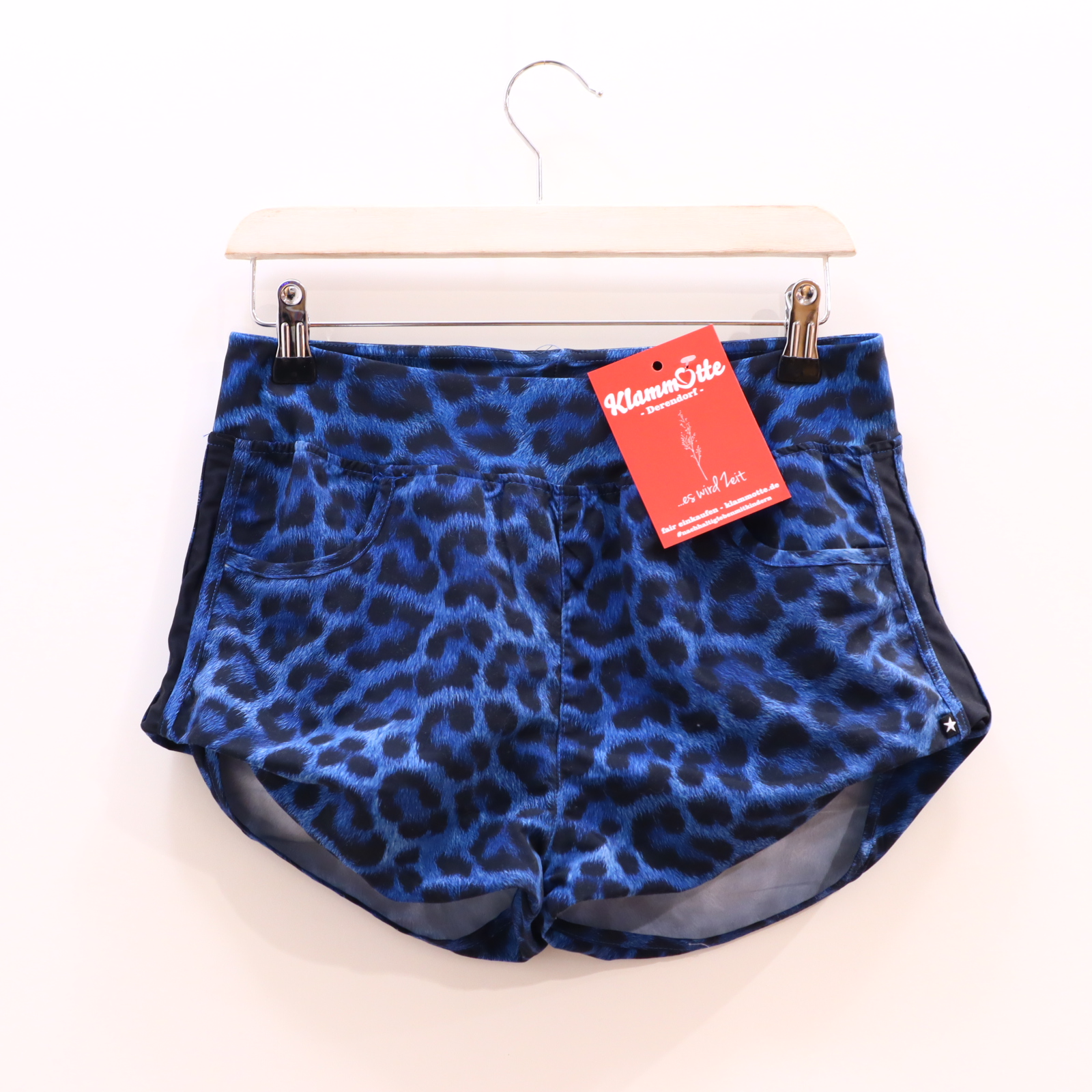 Bademode Molo Badeshorts 170/176 blau/schwarz Animalprint