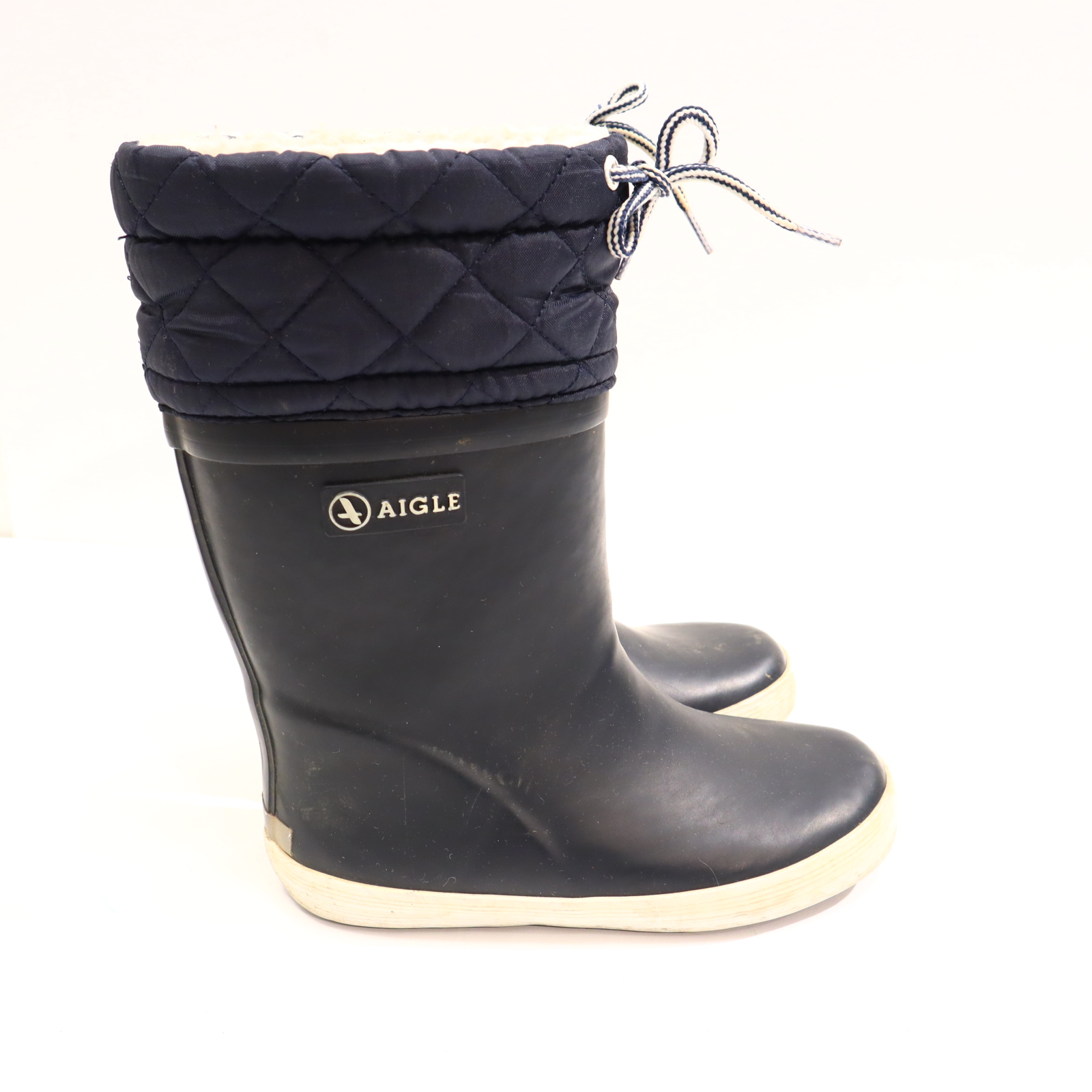 Gummistiefel AIGLE 30 blau Naturkautschuk gefüttert