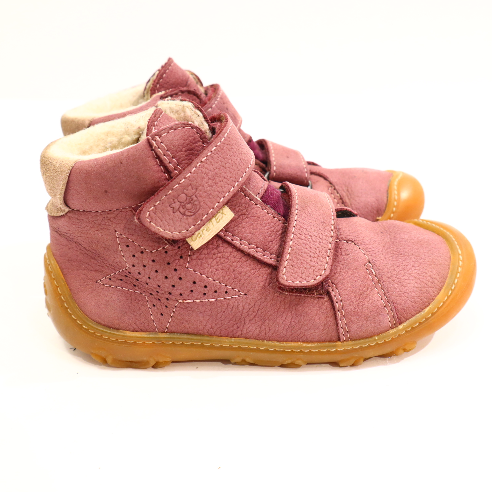 Halbschuhe PEPINO Donny Klett 21 W pflaume Leder/Nubuk/TEX Schurwolle Herbst/Winter leichte gleichmäßige Ablaufspuren gefüttert