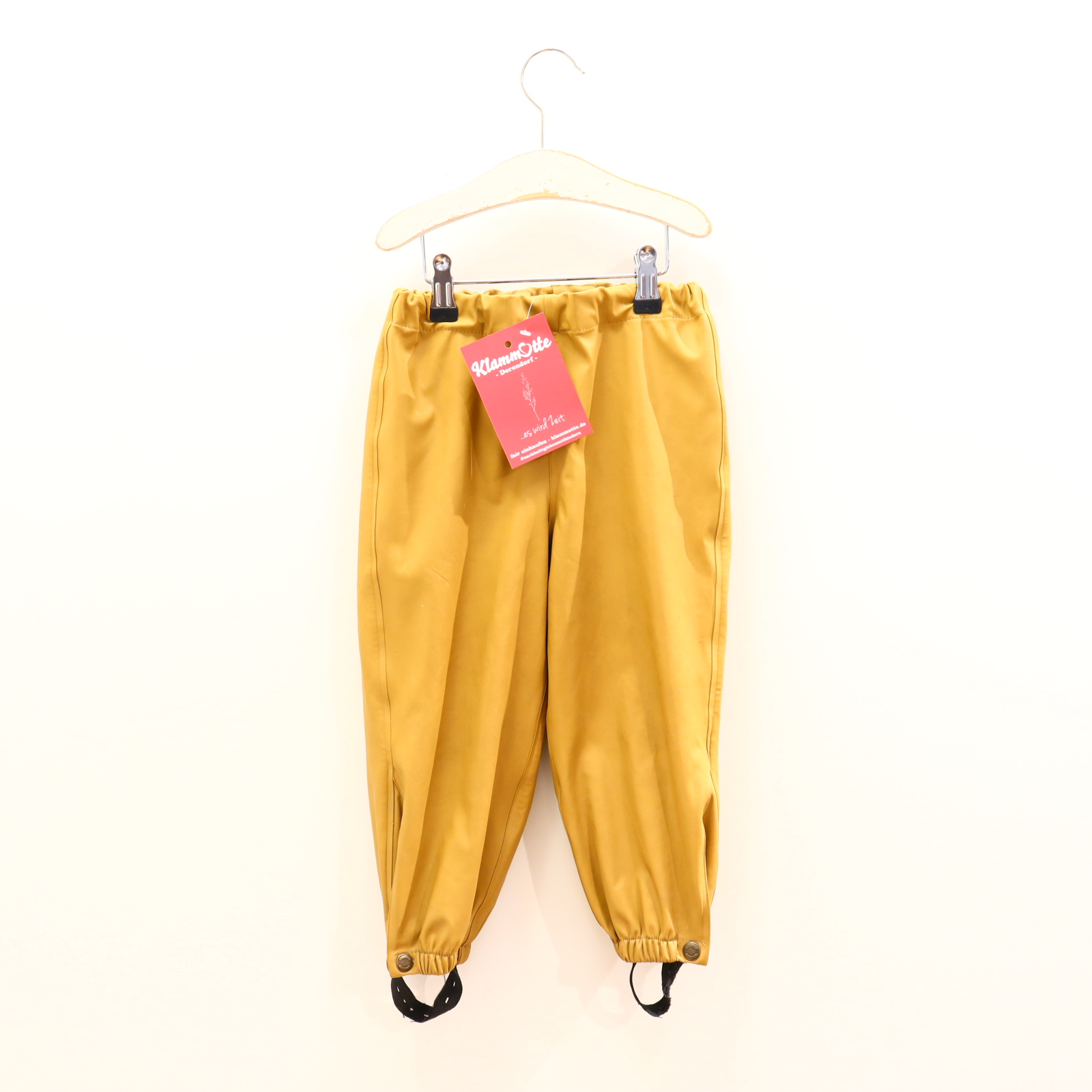 Hose mikk-line 86/92 Regenhose caramell Gummibandzug/verstellb. Bund