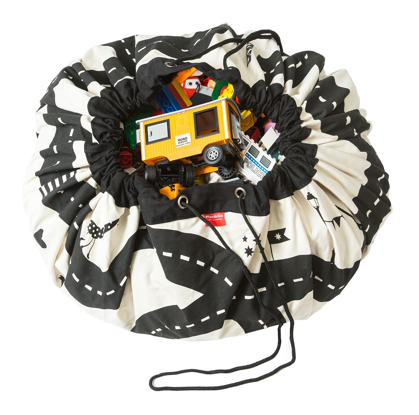 andere Spiel- & Aufbewahrungsbeutel Play & Go Canvas creme/schwarz