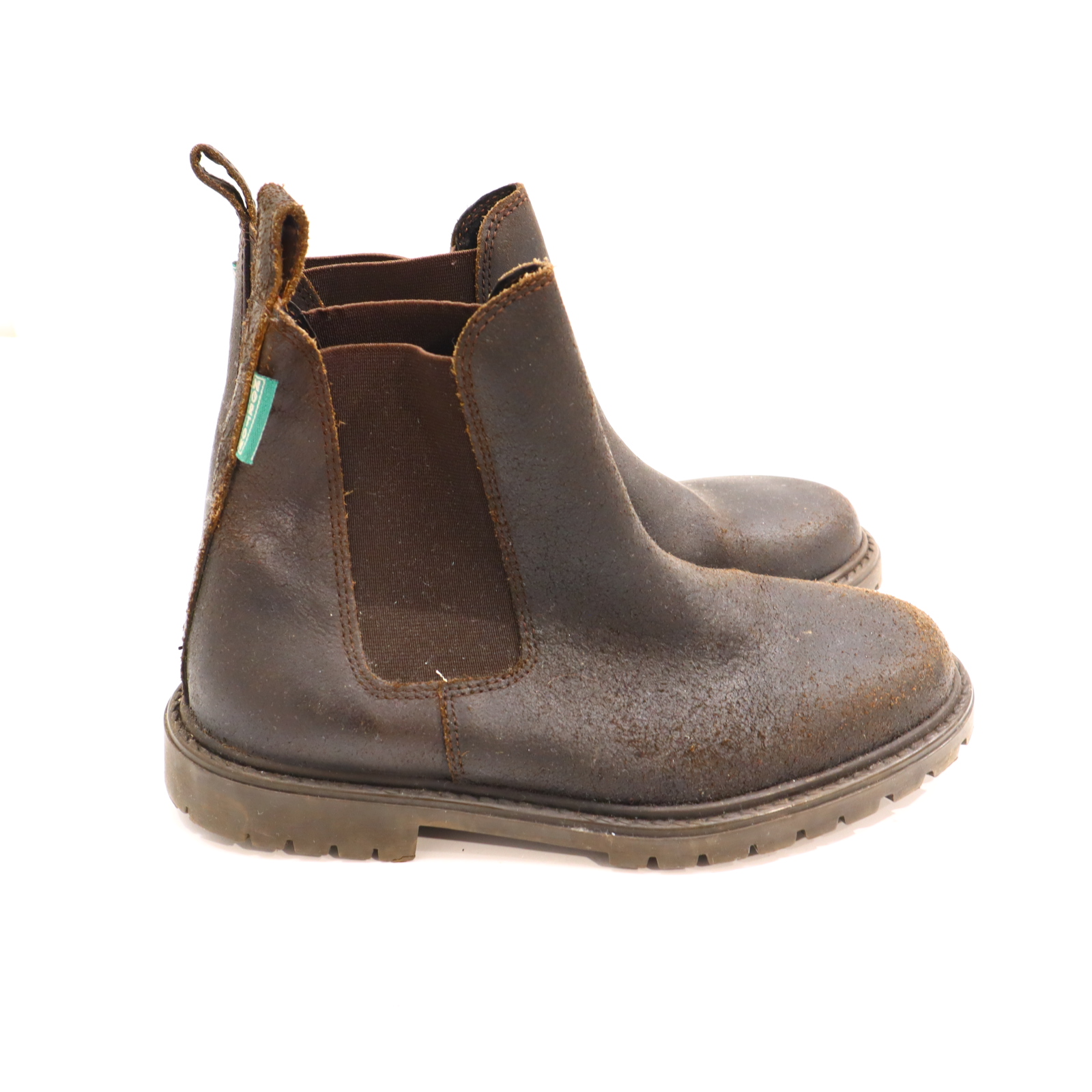 Halbschuhe NORTON Chelseaboots 35 braun Leder sehr gut