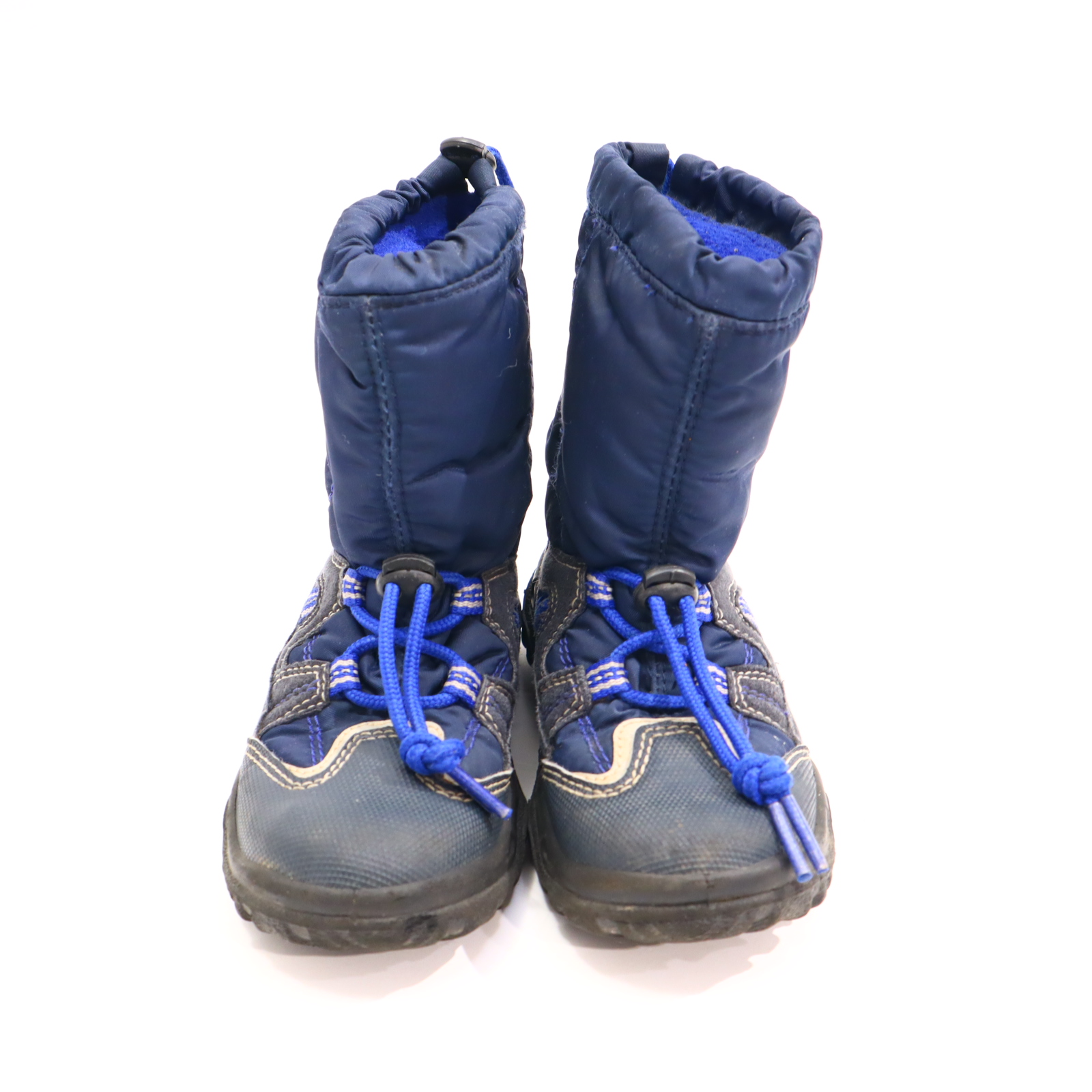 Halbschuhe SuperFit Boots 28 blau GORETEX Herbst/Winter leichte gleichmäßige Ablaufspuren gefüttert