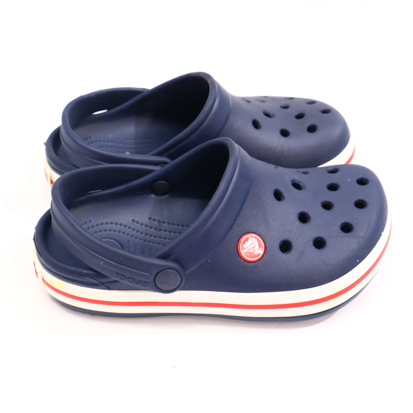 Hausschuhe/Wasserschuhe crocs 33/34 blau Cloks sehr gut