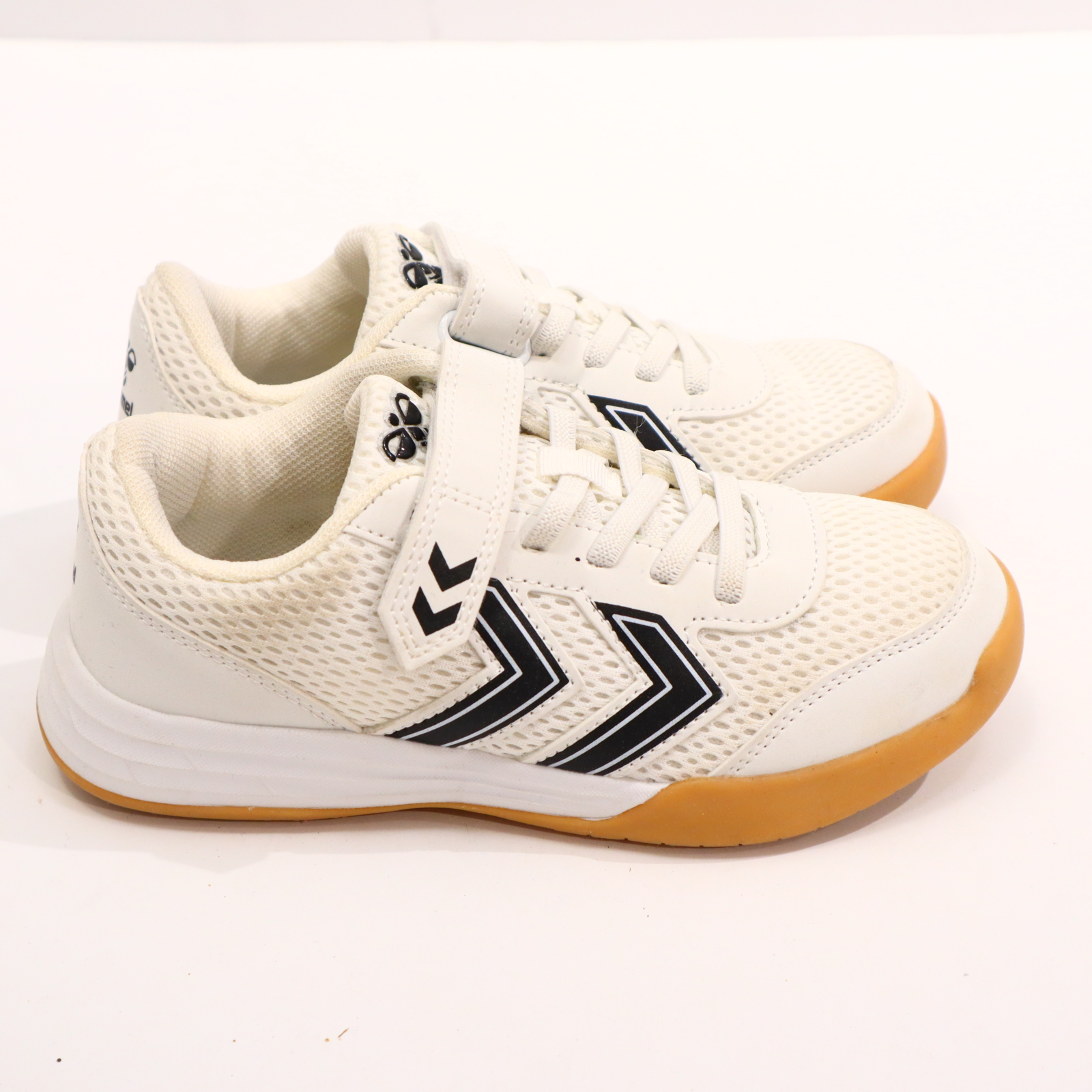 Sportschuh hummel 32 Hallenschuh schwarz/weiß Klett Mesh sehr gut