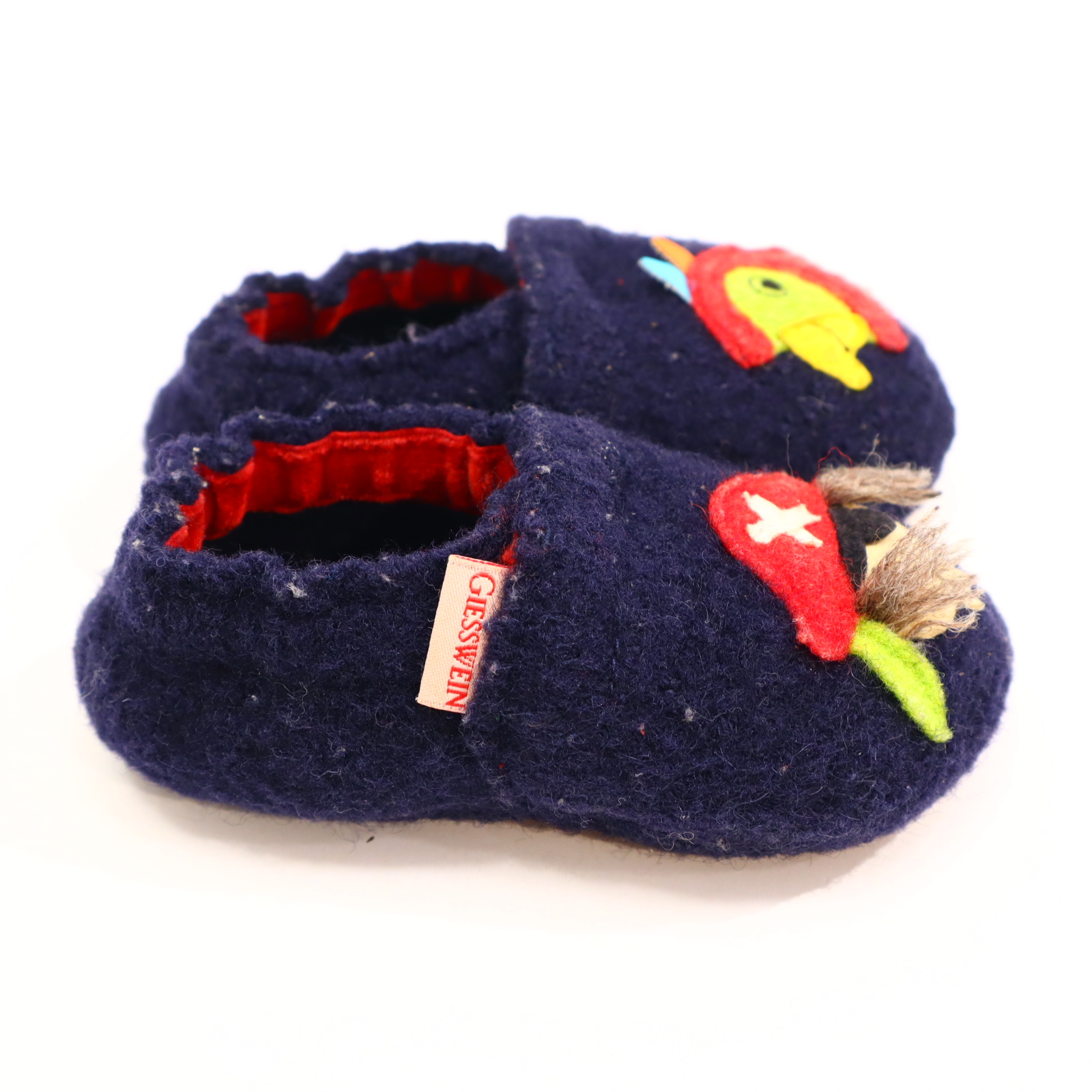 Hausschuhe/Wasserschuhe GIESSWEIN 19/20 blau Slipper Filz/Wolle
