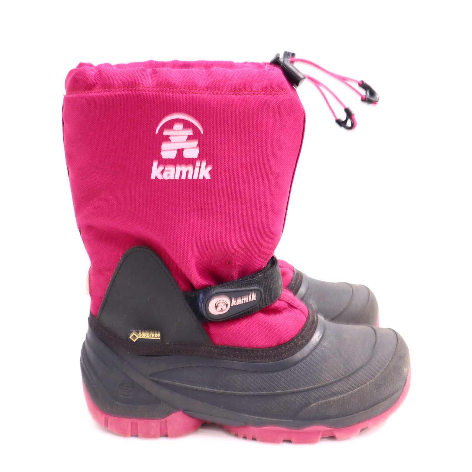 Stiefel kamik 35 brombeer/schwarz GORE-TEX Snowboot leichter gleichmäßiger Sohlenabrieb