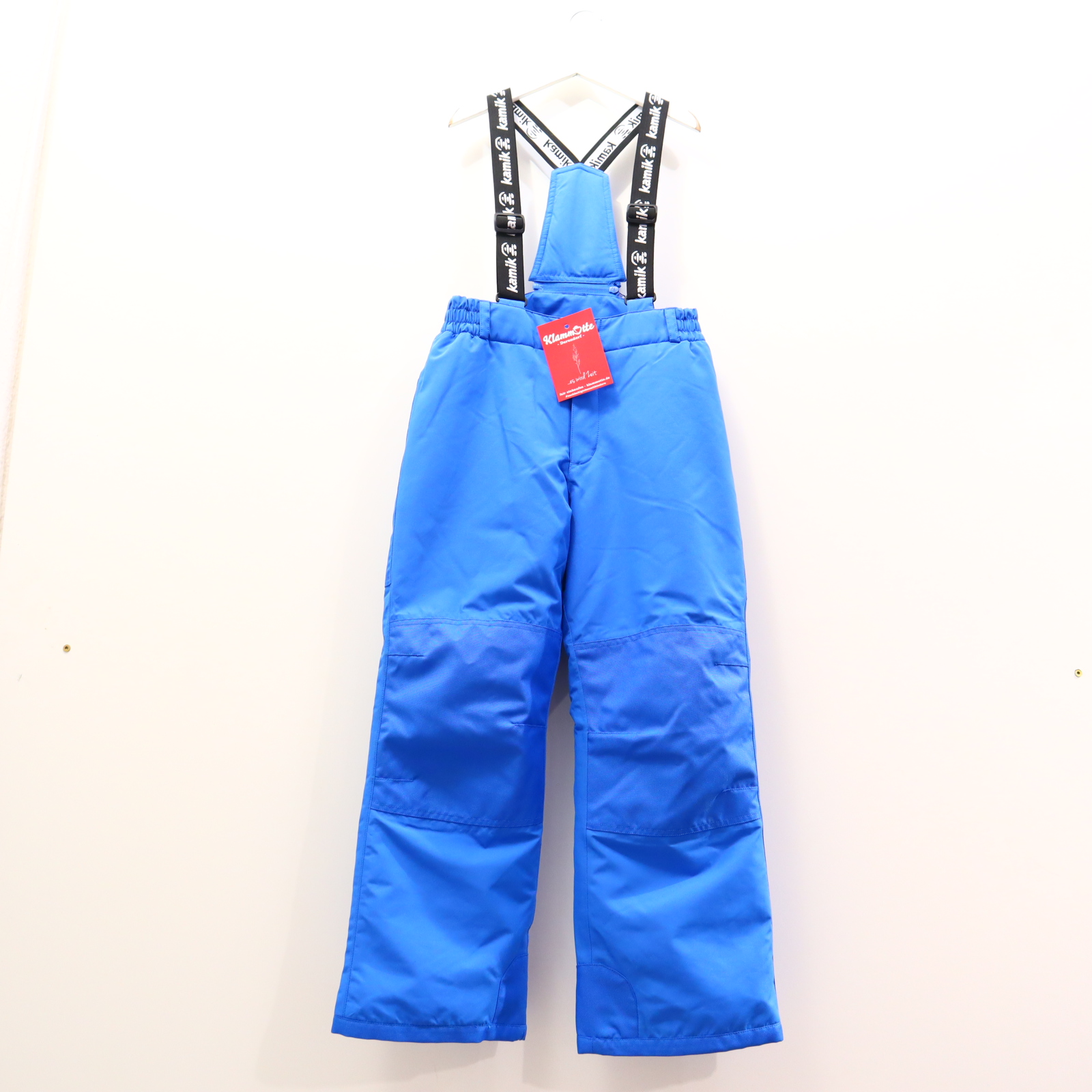 Schneeanzüge & mehr kamik 140 blau verstärkte Po und Knie! Schneehose/Träger leichte Schmutzränder!