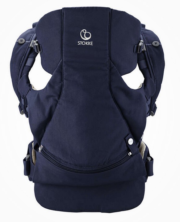 Tragehilfe STOKKE My Carrier Full-Buckle/Multi-Position Baby Carrier blau 3.5 - 15kg