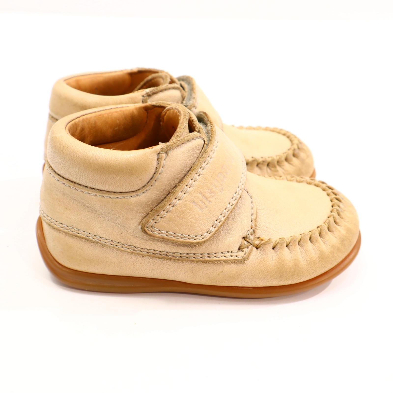 Halbschuhe bisgaard Klett/Moccassins 23 creme leichte gleichmäßige Ablaufspuren