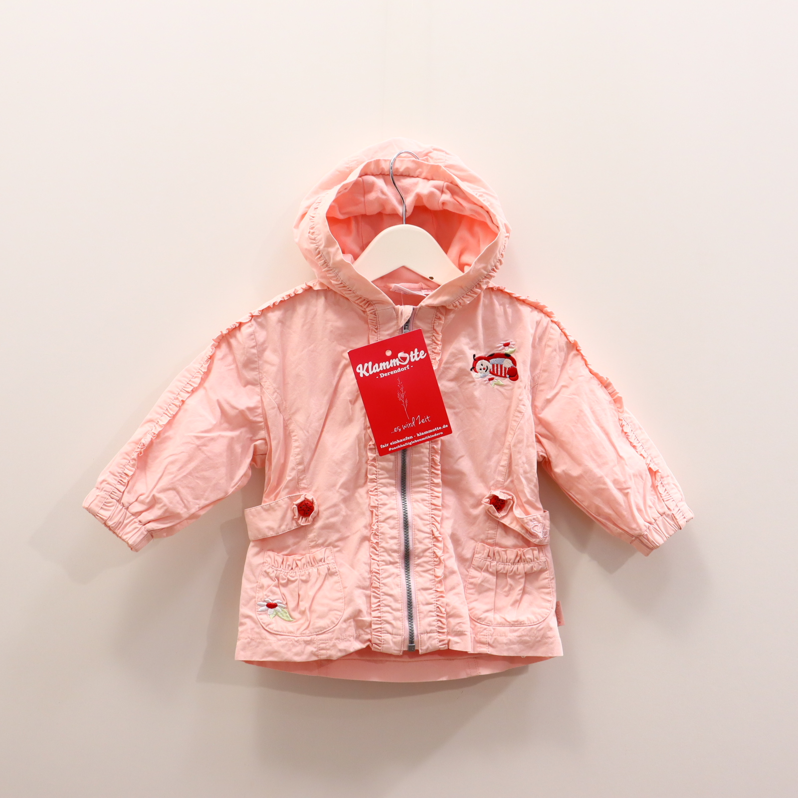 Jacken & Overalls Sterntaler 74 rosa Jerseyfutter Rüsche/Stickerrei