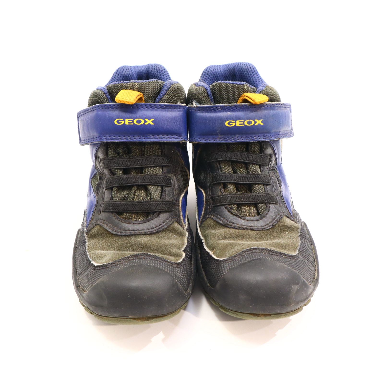 Halbschuhe GEOX Boots/Klett 30 blau/grau/schwarz AMPHIBIOX Herbst/Übergang leichte gleichmäßige Ablaufspuren