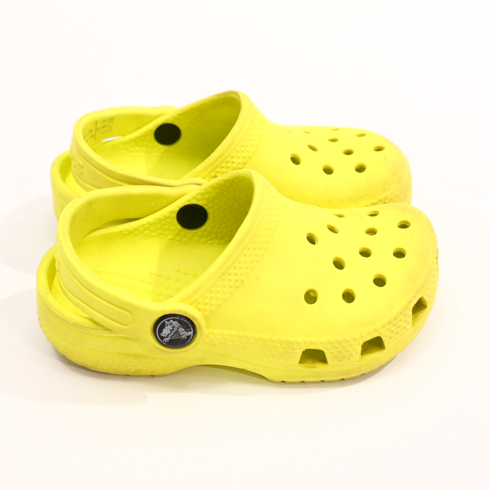 Hausschuhe/Wasserschuhe crocs 24/25 gelb Cloks