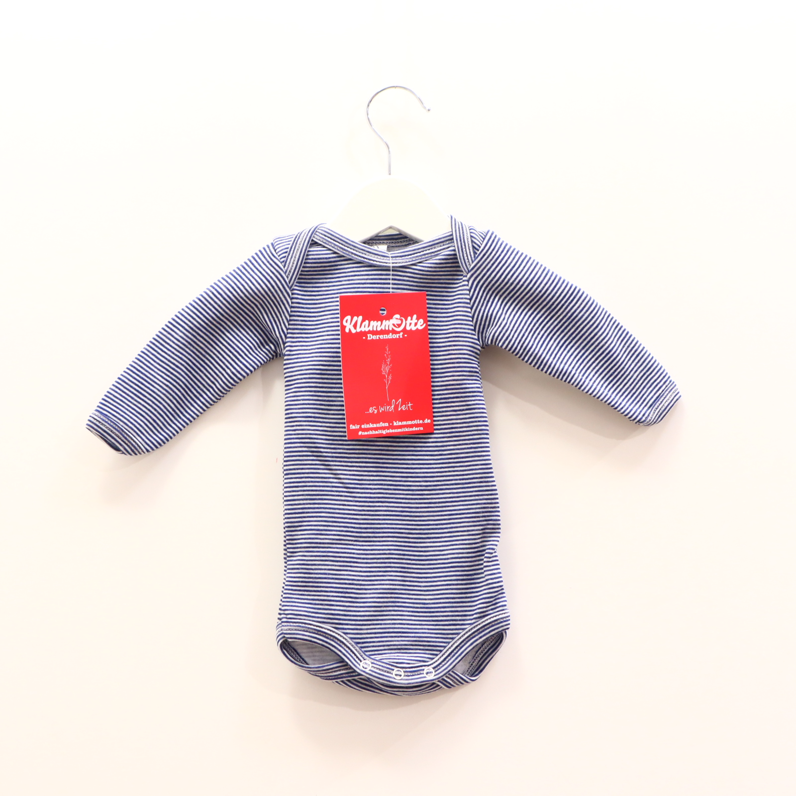 Body PETIT BATEAU 62 blau/weiß langarm gestreift Baumwolle/Polyamid/Wolle