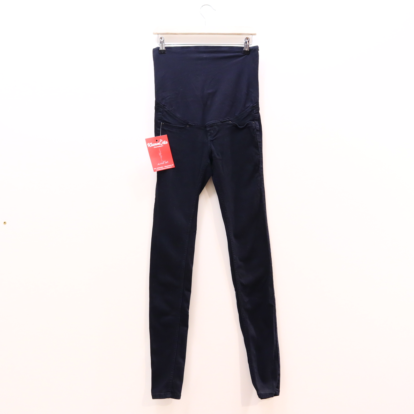 Hose H&M 34 Jeans schwarz denim Super Skinny High rib