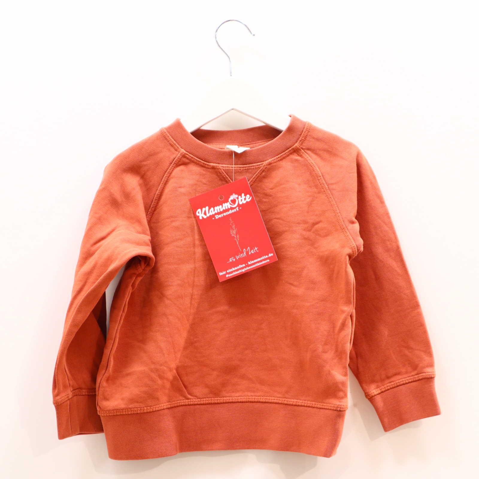 Oberteil ARKET Gr. 104/Gr. 98 Sweatshirt karamell Baumwolle