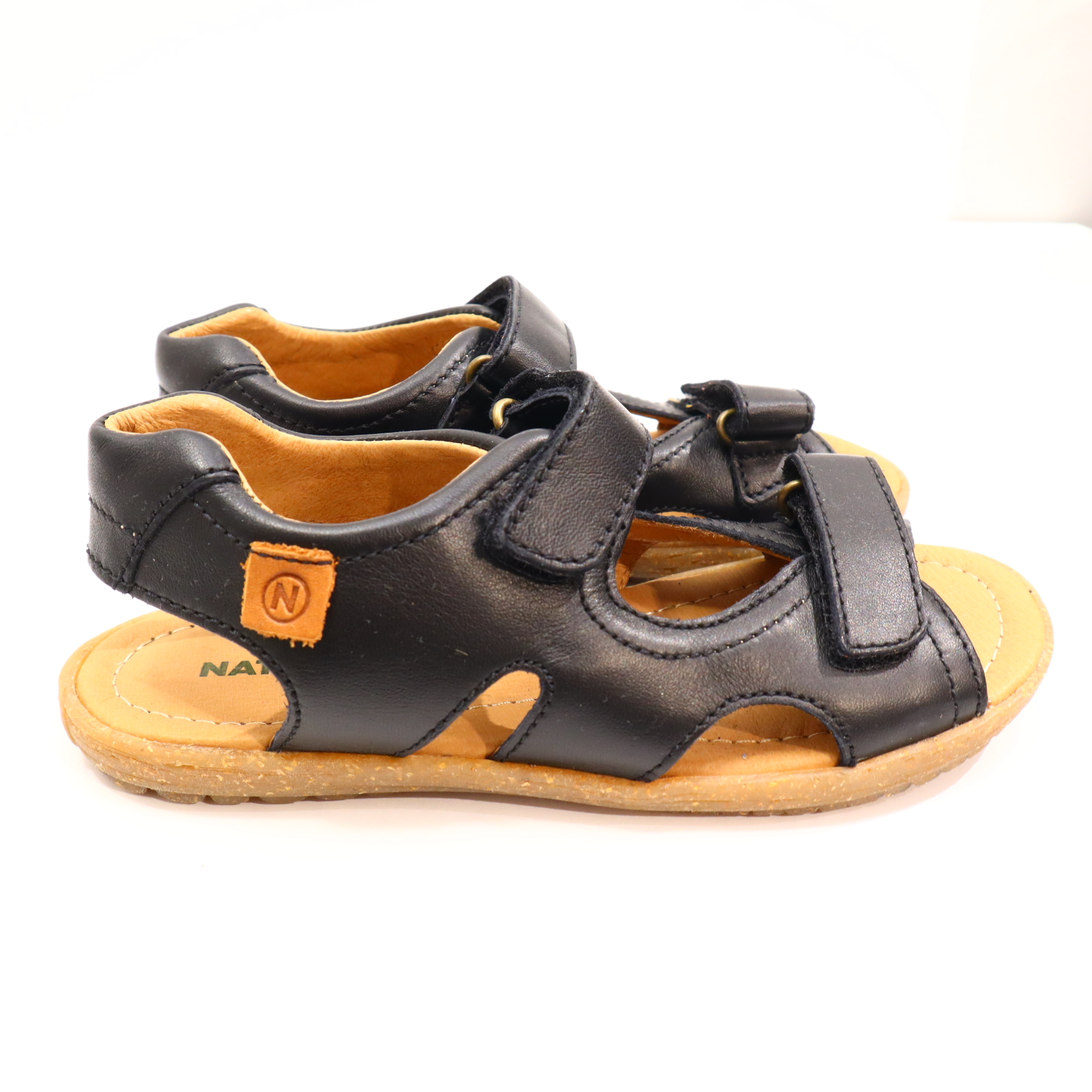 Sandalen Naturino 32 schwarz Leder neuwertig