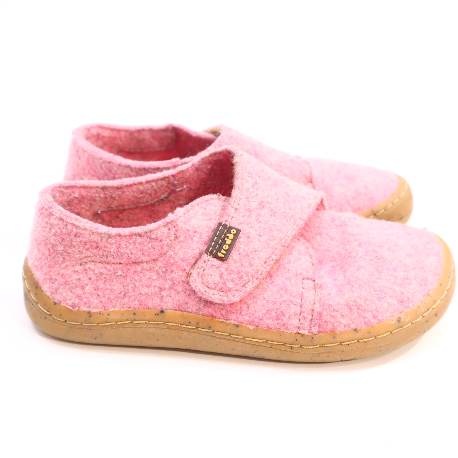 Hausschuhe/Wasserschuhe froddo 28 rosa Barfußschuhe/Pantoffel Filz/Wolle