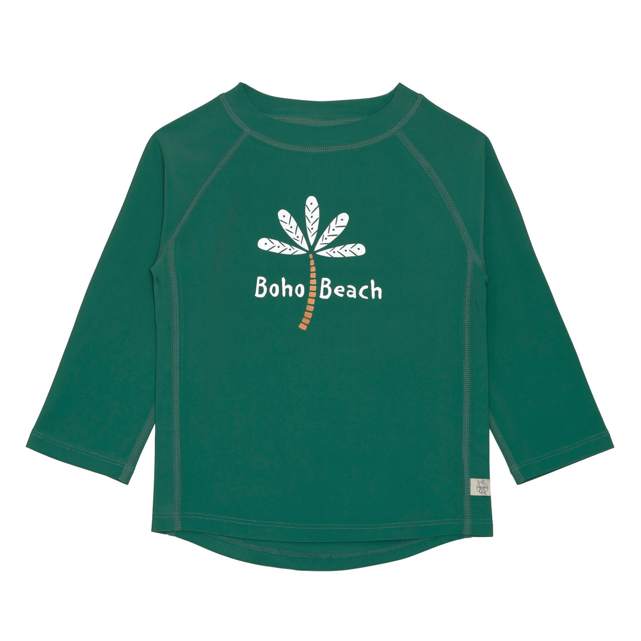 LÄSSIG UV-Schutz Shirt langarm 62/68 grün Palme