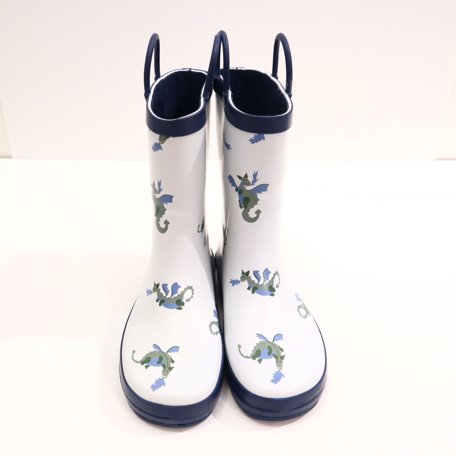 Gummistiefel TCM 32/33 blau/creme Muster neuwertig!