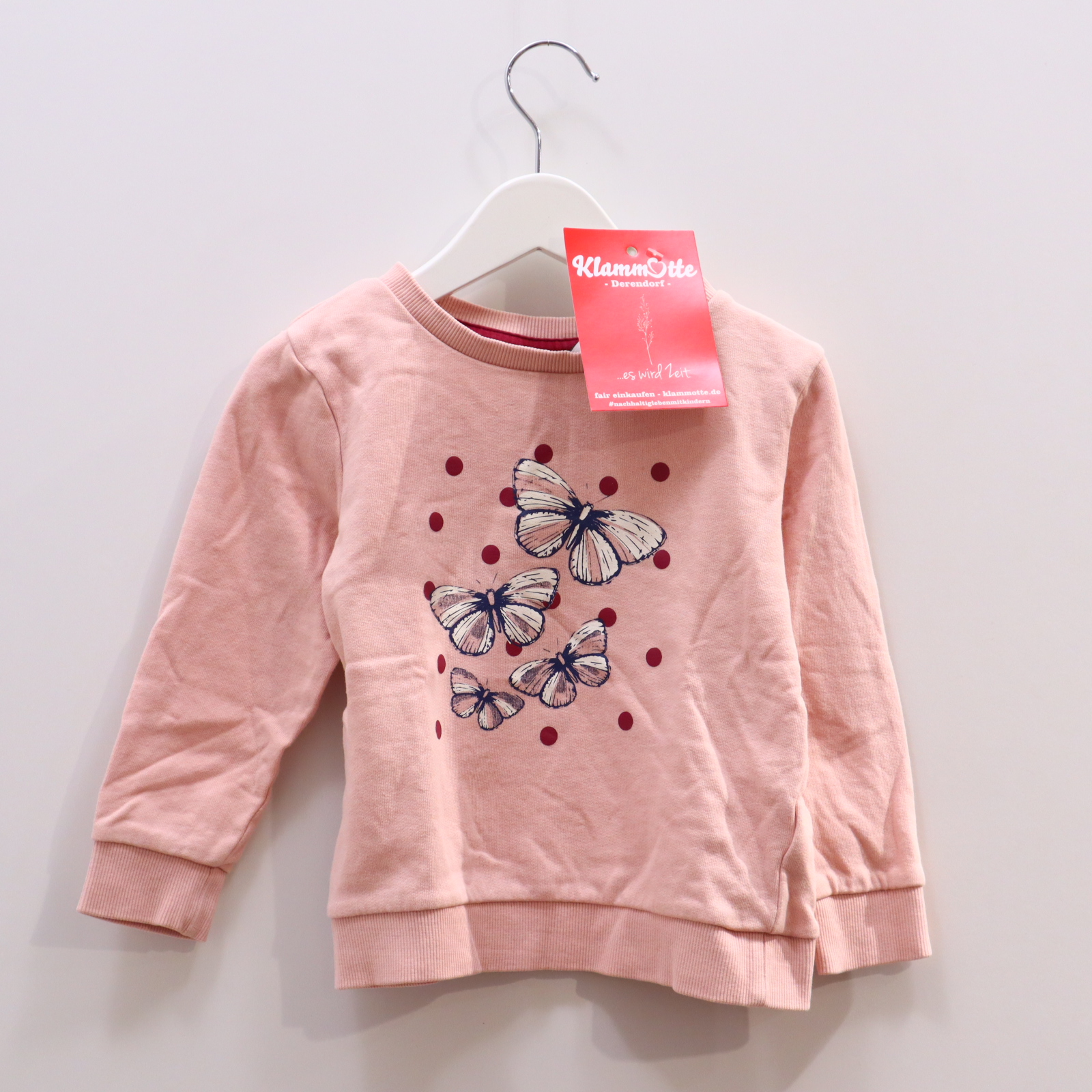 Oberteil manguun 104 rosa Print Sweatshirt Baumwolle