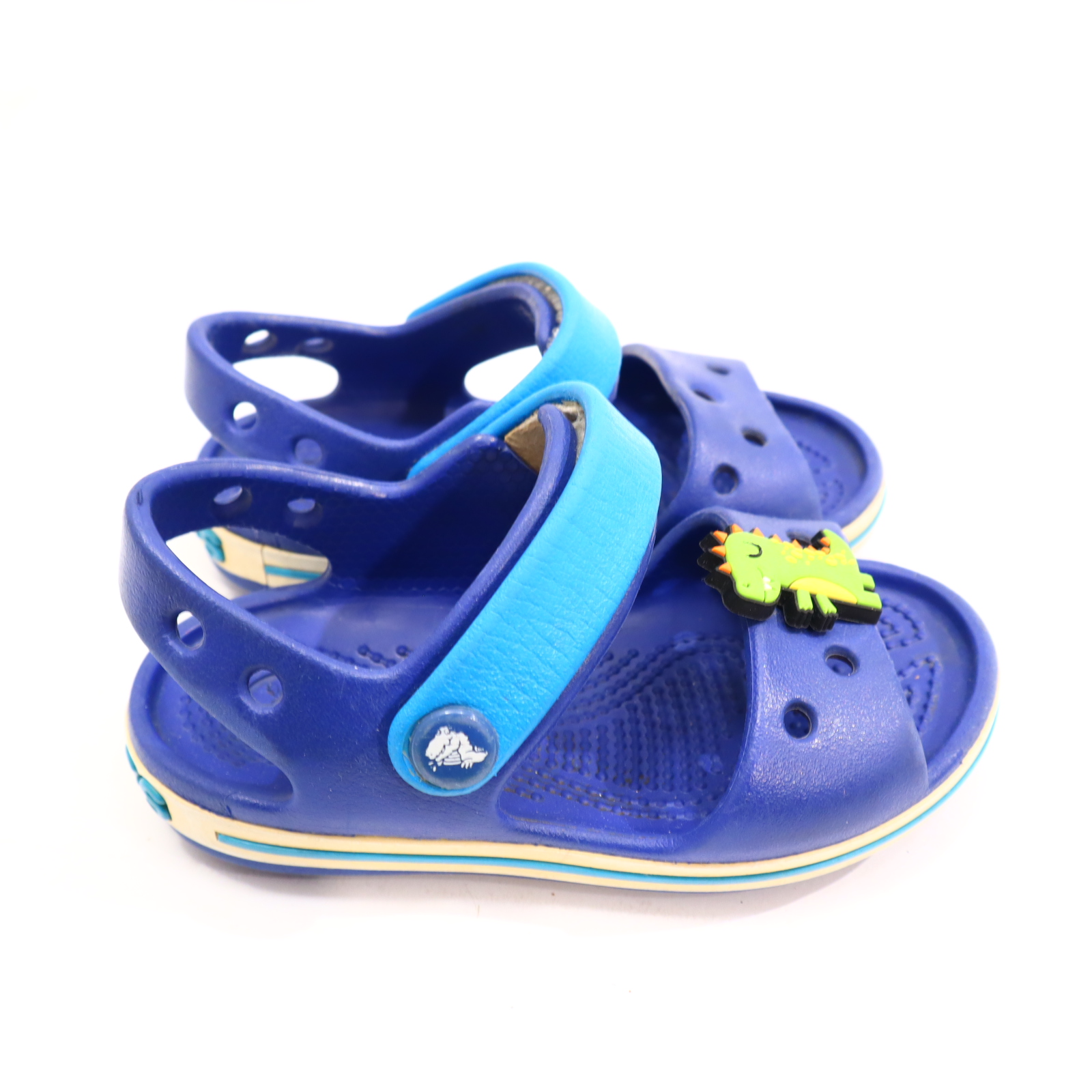 Sandalen CROCS 23/24 blau leichte gleichmäßige Ablaufspuren